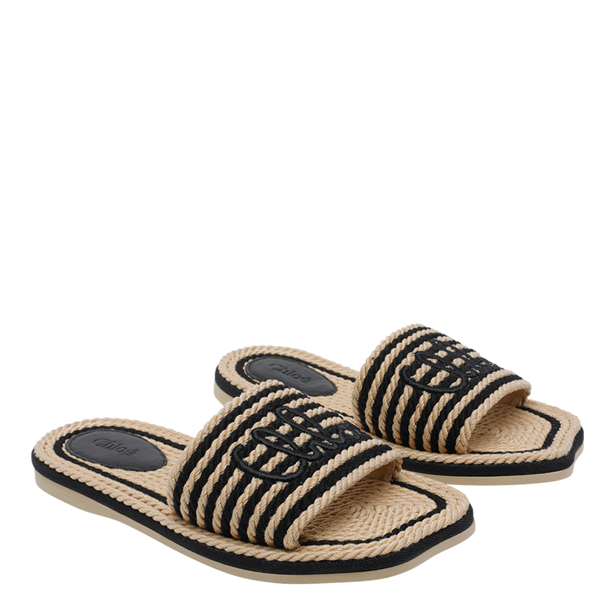 Chloè Sandals Beige Fabric/rubber Sole