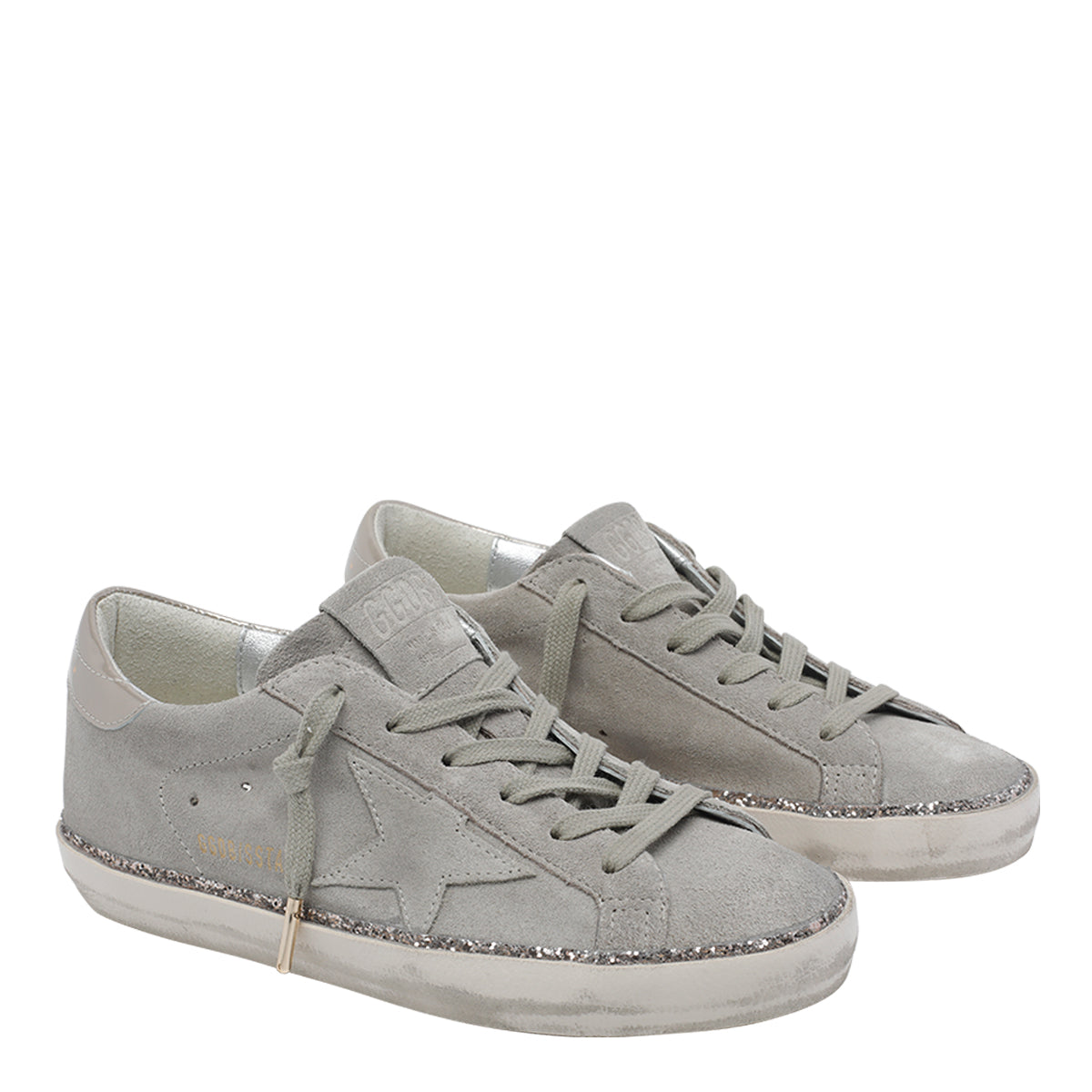 Golden Goose Sneakers Grey Suede Leather/rubber Sole