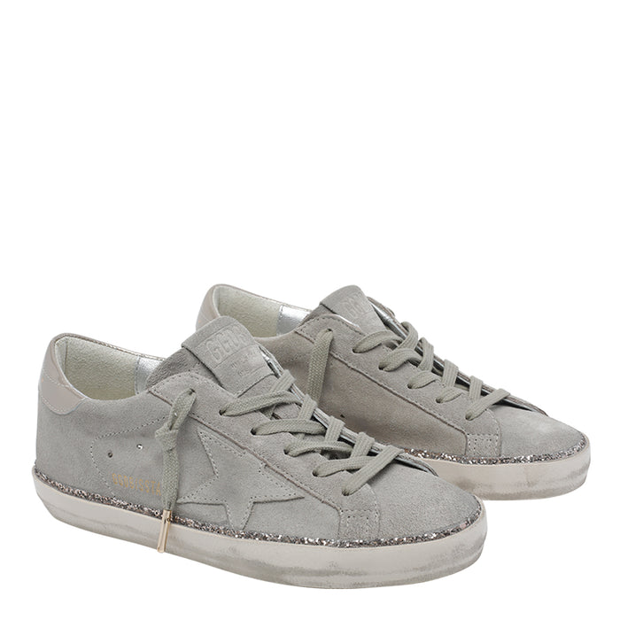 Golden Goose Sneakers Grey Suede Leather/rubber Sole
