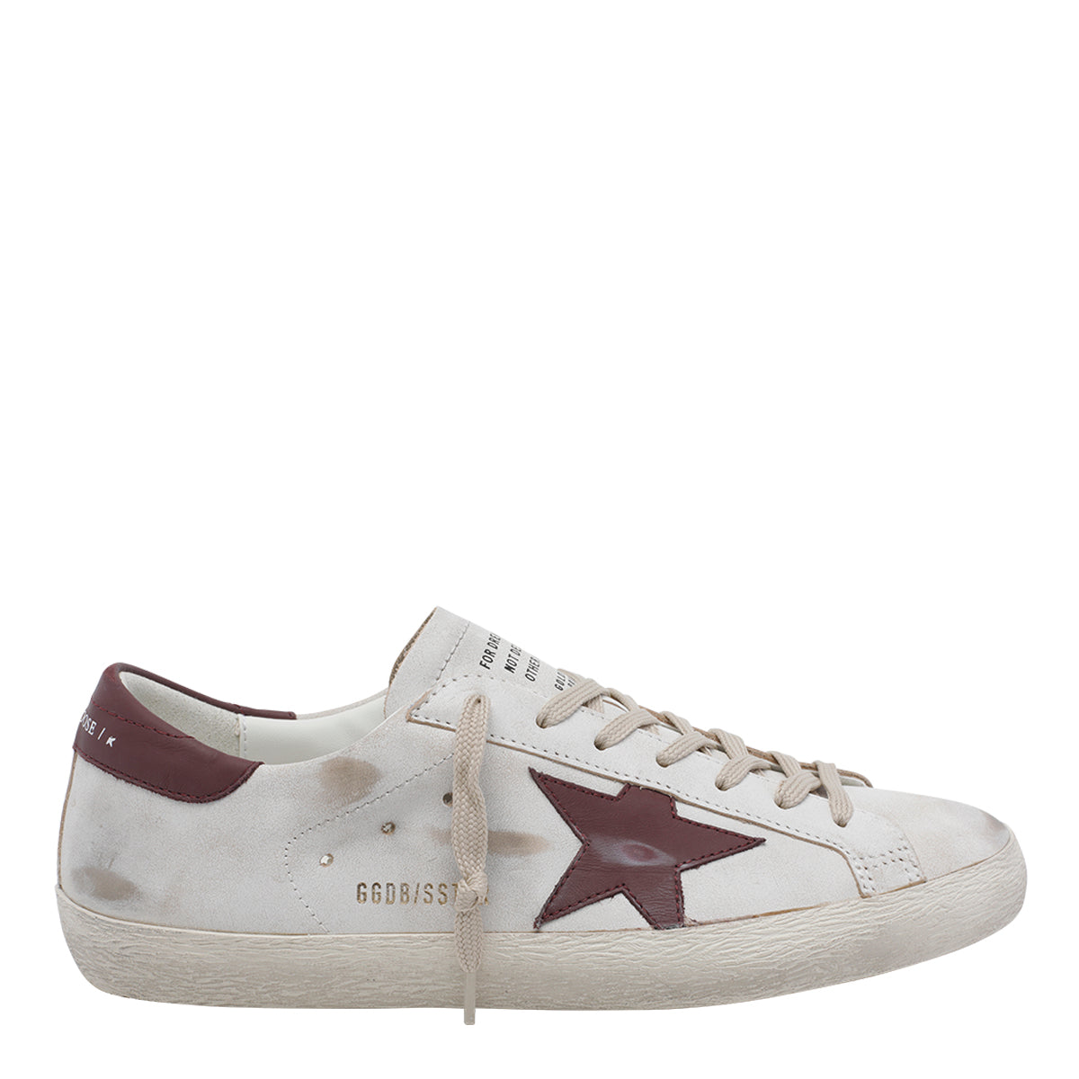 Golden Goose Sneakers White Calf Leather/rubber Sole