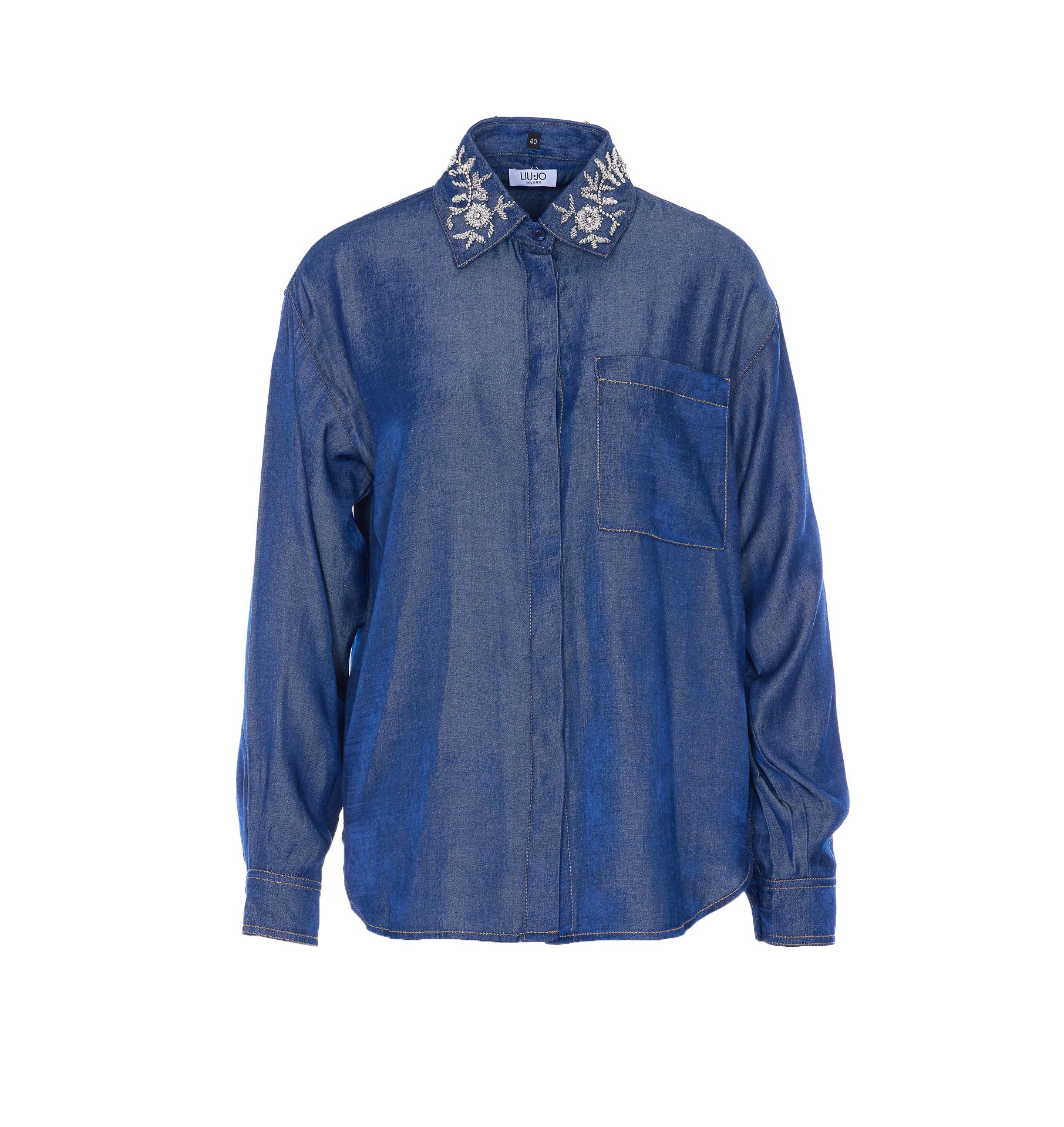Liu Jo Shirts Blue Polyester