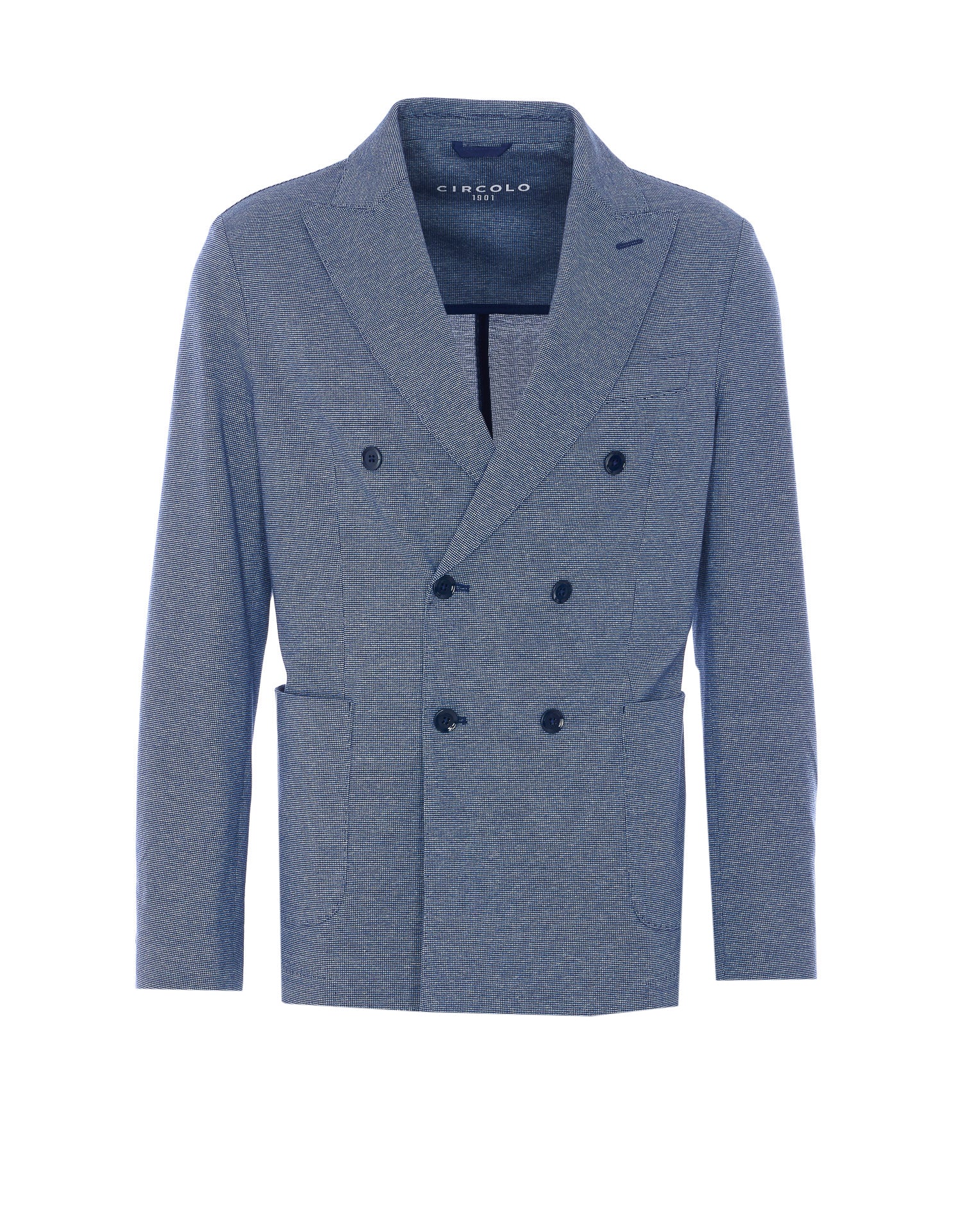 Circolo 1901 Jackets Blue Cotton