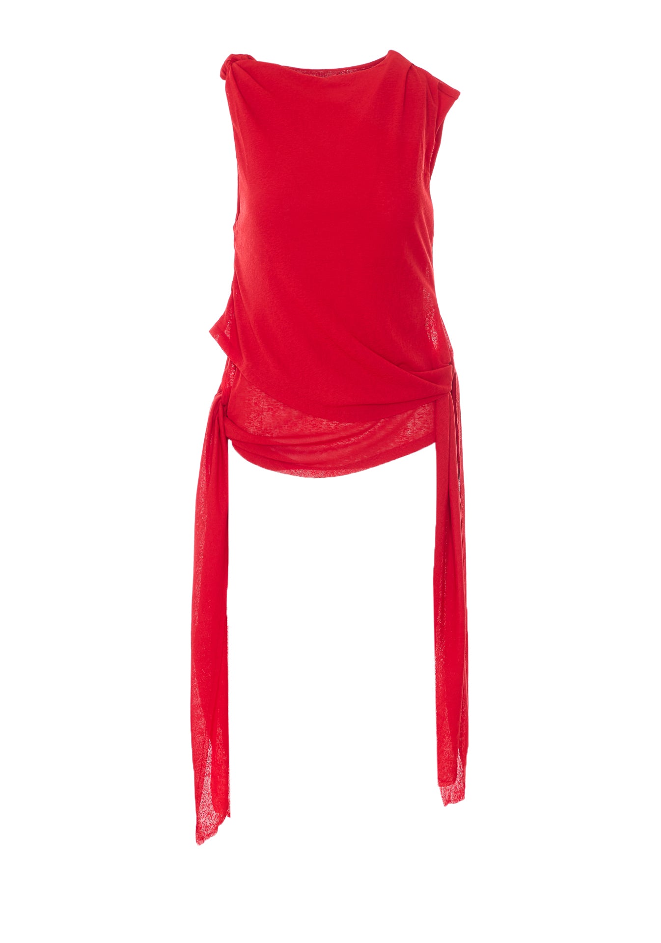 Ganni Top Red Polyester