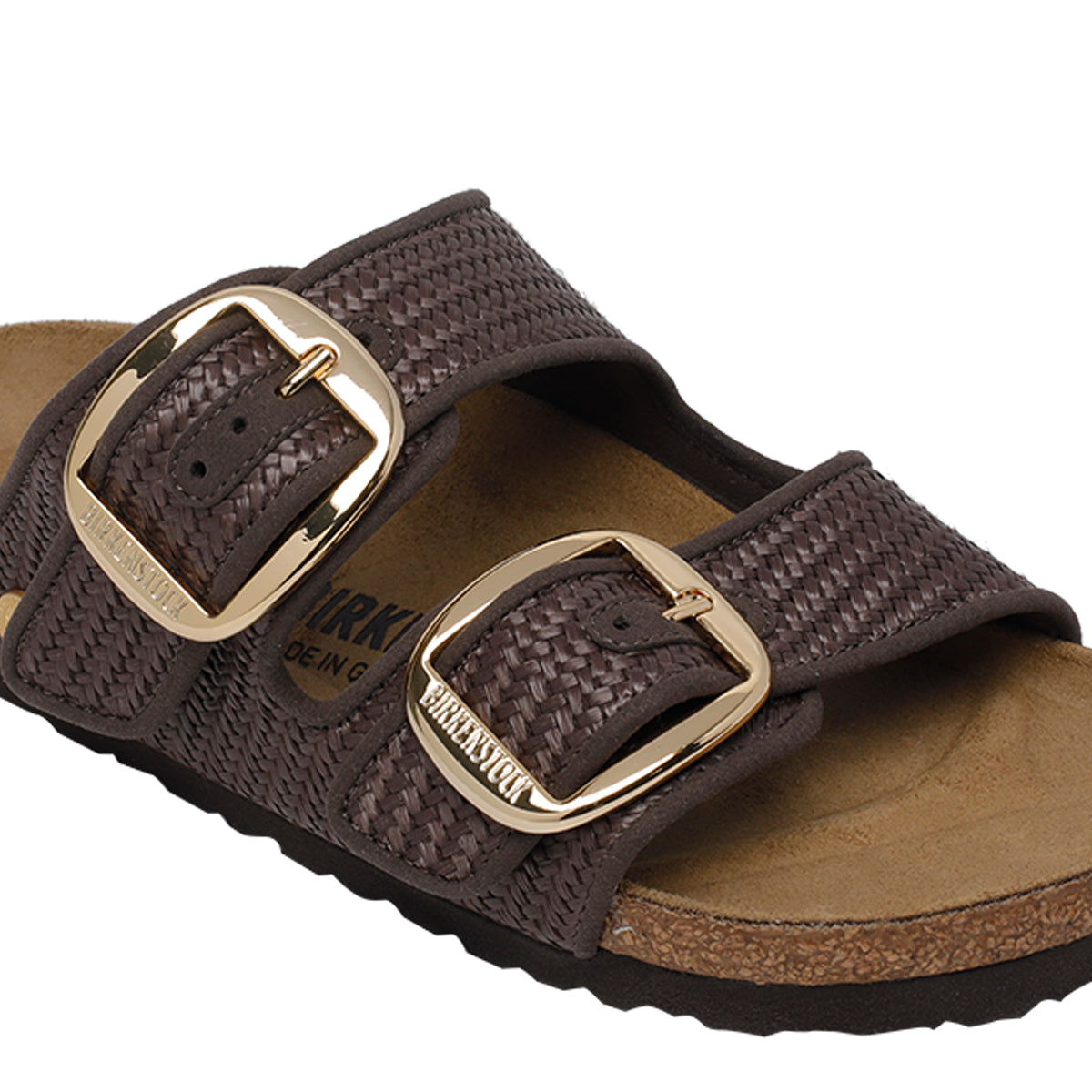 Birkenstock Sandals Brown Textile/rubber Sole