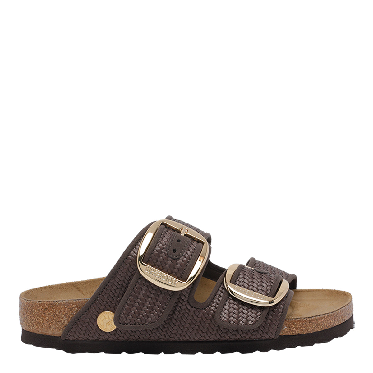Birkenstock Sandals Brown Textile/rubber Sole