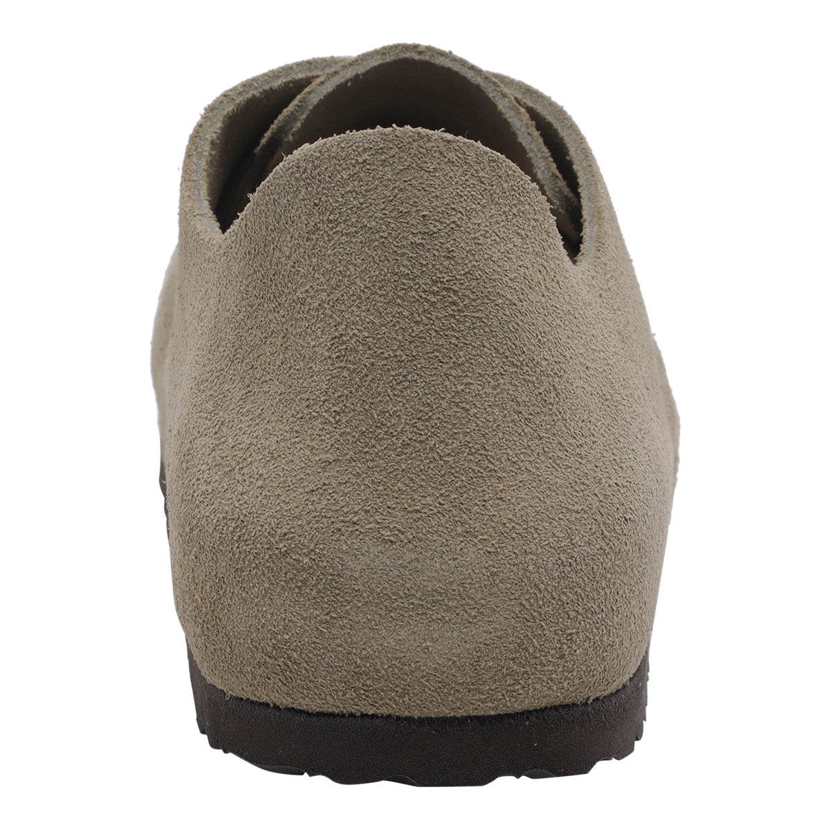 Birkenstock Flat Shoes Grey Suede Leather/rubber Leather