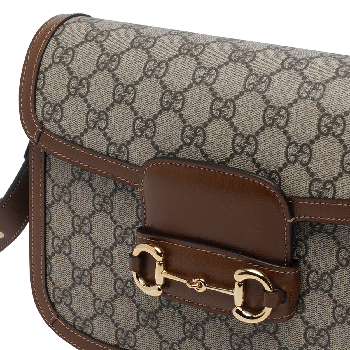 Gucci Bags Brown Coated Fabric Gg