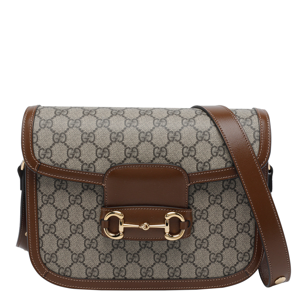 Gucci Bags Brown Coated Fabric Gg