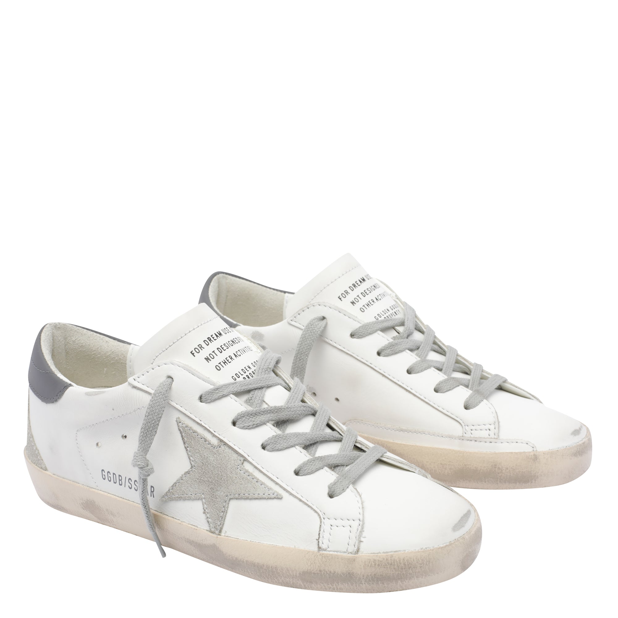 Golden Goose Sneakers White Calf Leather/rubber Sole