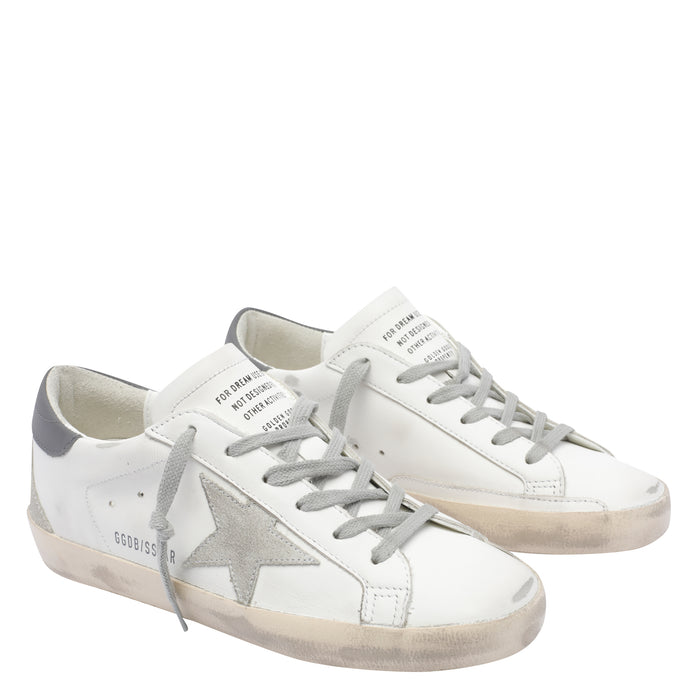 Golden Goose Sneakers White Calf Leather/rubber Sole