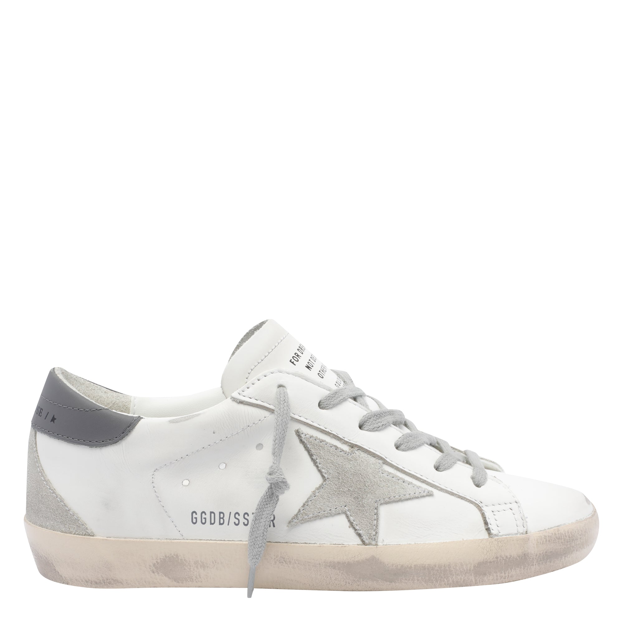 Golden Goose Sneakers White Calf Leather/rubber Sole
