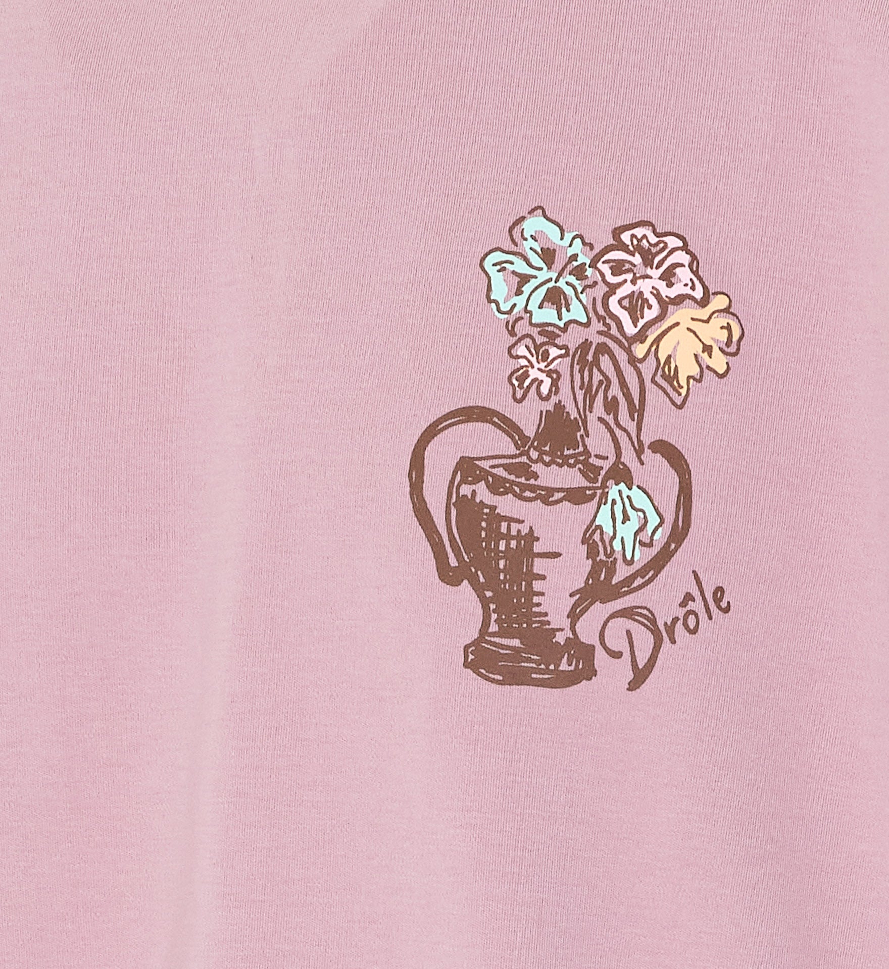 Drole De Monsieur T-Shirts And Polos Pink Cotton