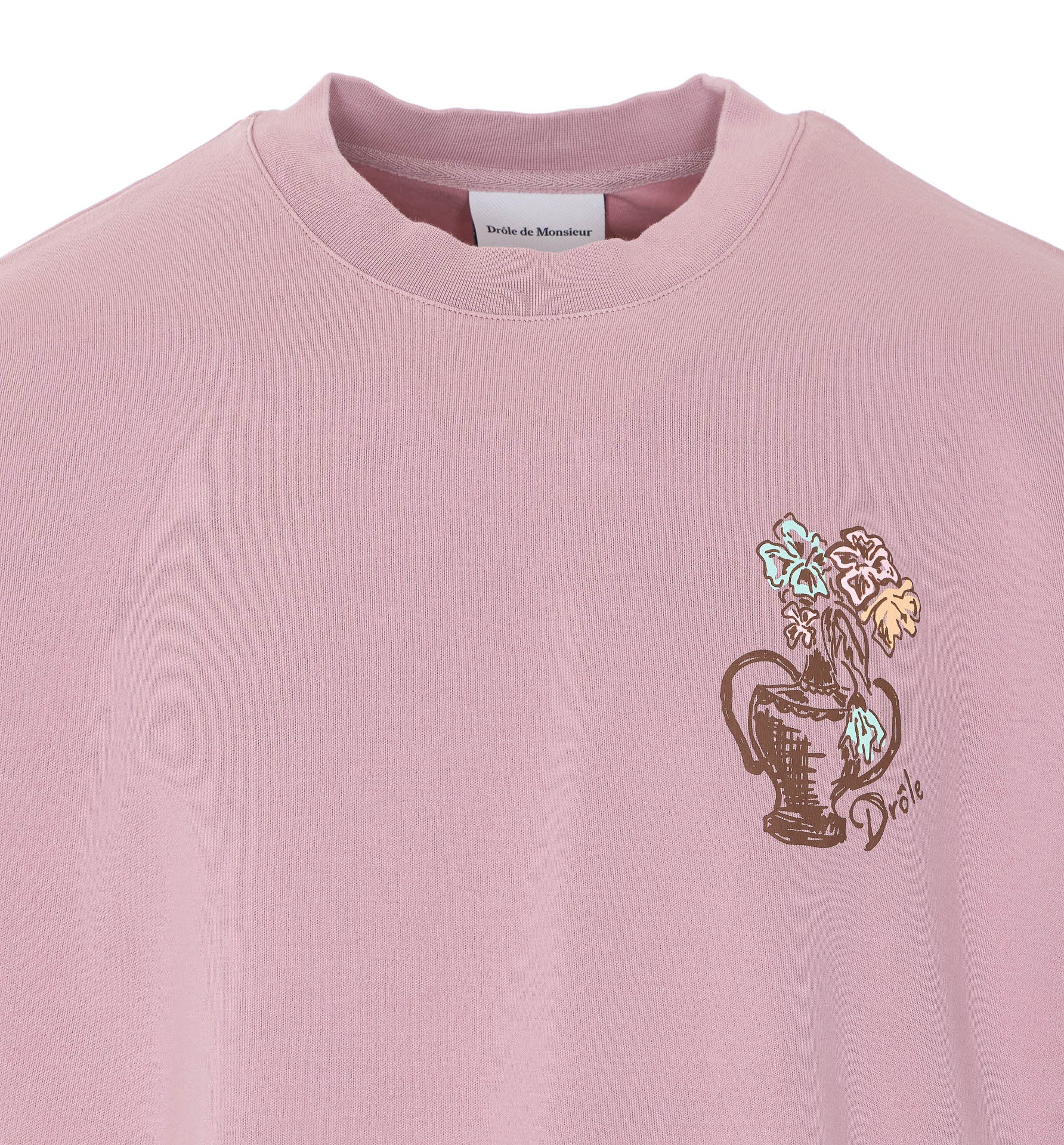 Drole De Monsieur T-Shirts And Polos Pink Cotton