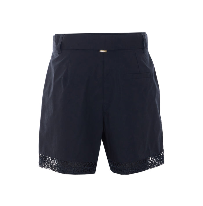 Twin-Set Shorts Black Cotton