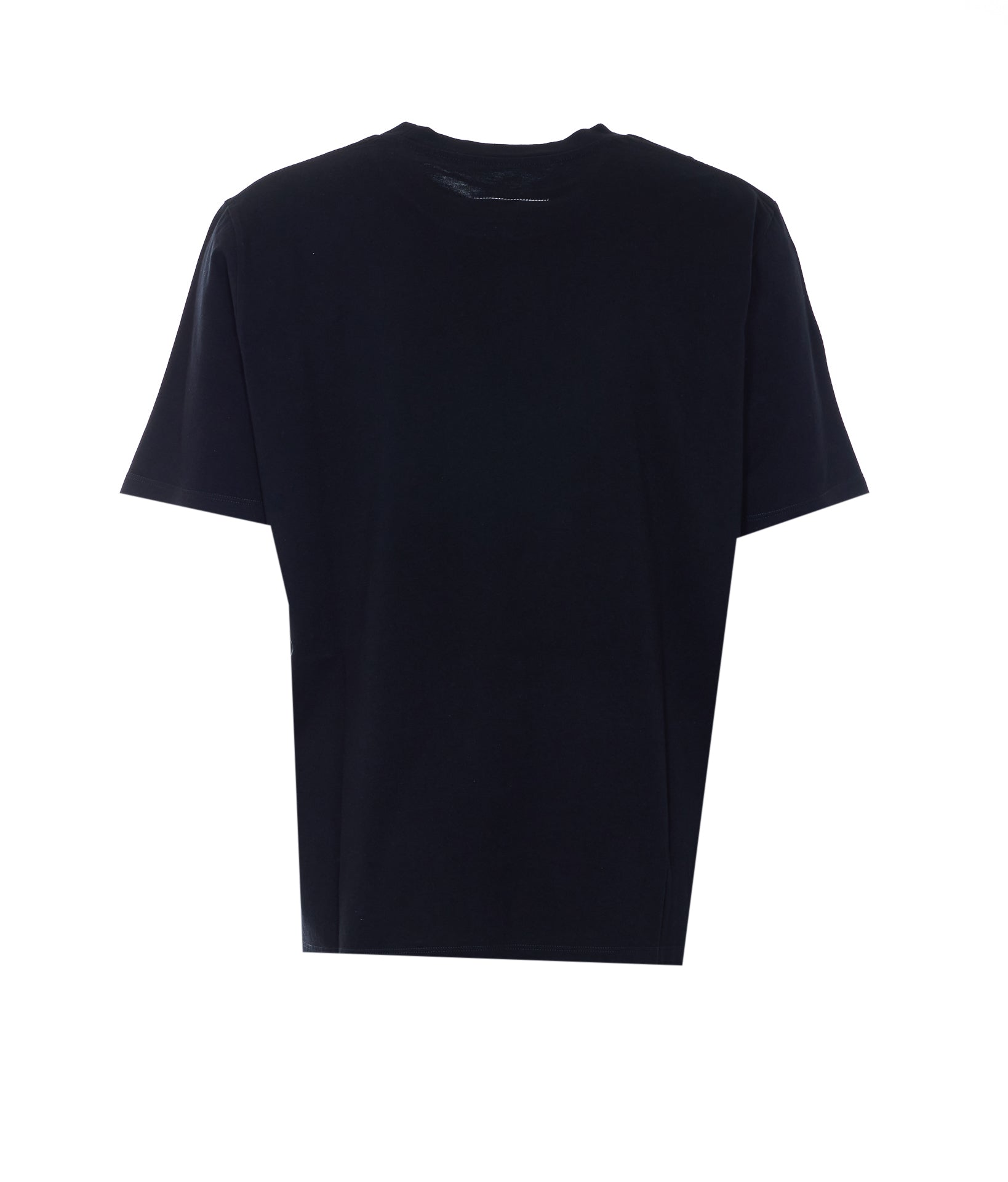 Mm6 Maison Margiela T-Shirts And Polos Black Cotton