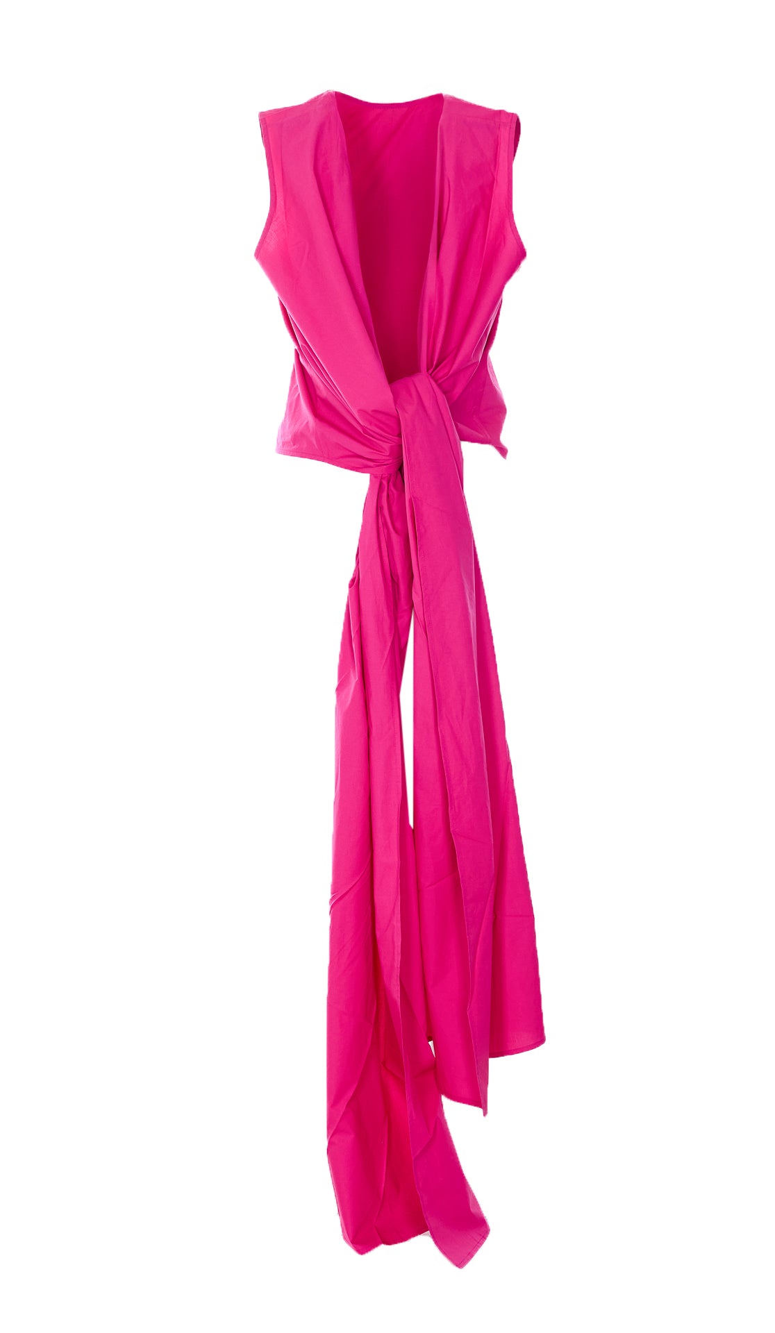 Essentiel Antwerp Top Fuchsia Cotton