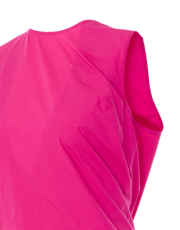 Essentiel Antwerp Top Fuchsia Cotton