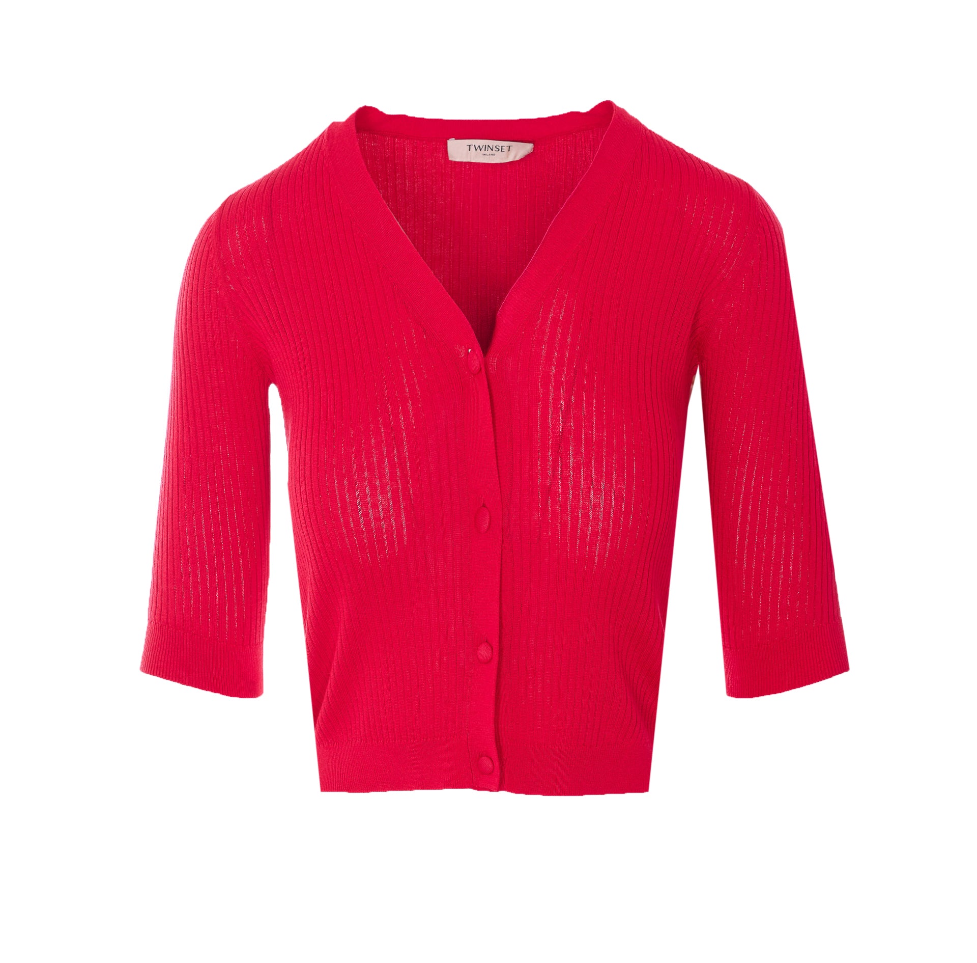 Twin-Set Sweaters Red Cotton