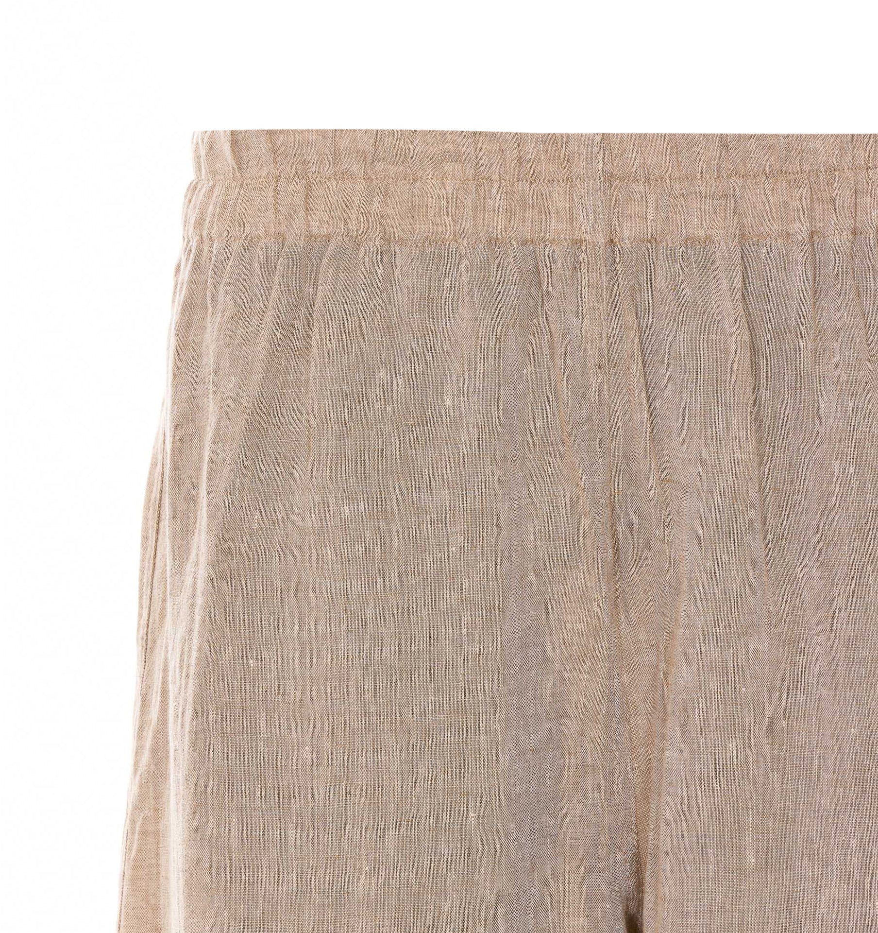 Maurizio Trousers Beige Linen