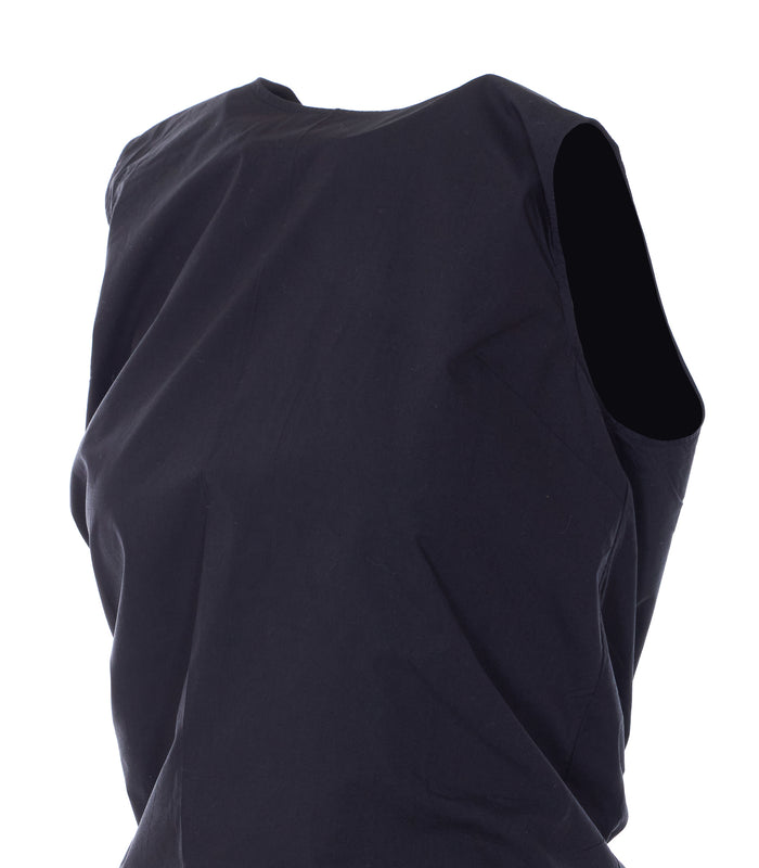 Essentiel Antwerp Top Black Cotton