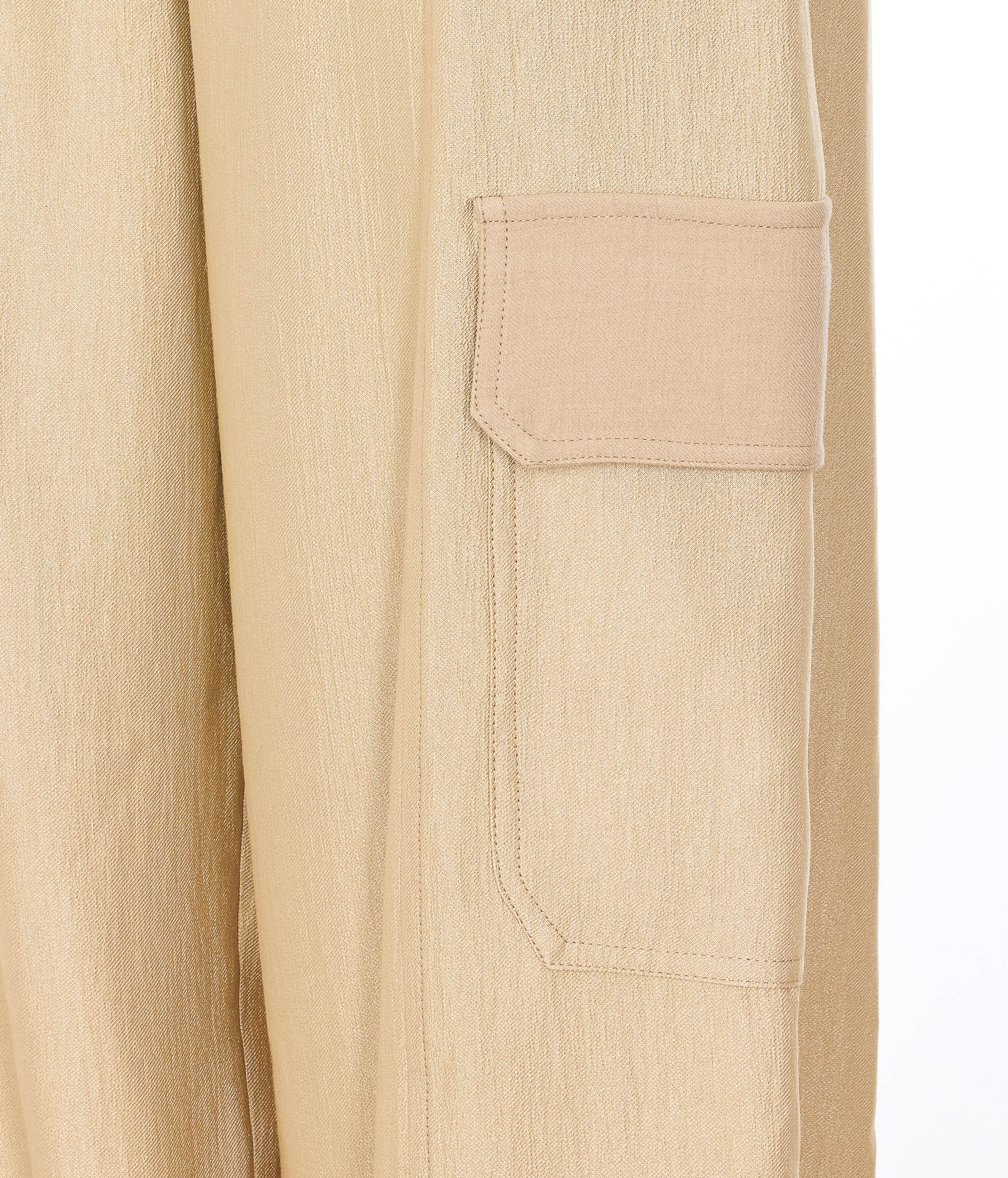 Twin-Set Trousers Beige Cotton