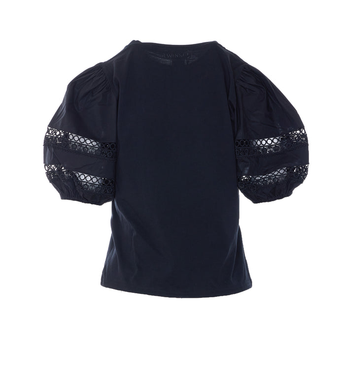 Twin-Set T-Shirts And Polos Black Cotton