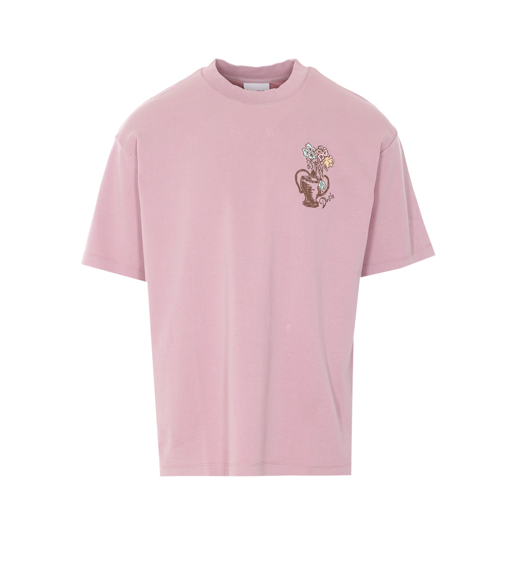 Drole De Monsieur T-Shirts And Polos Pink Cotton