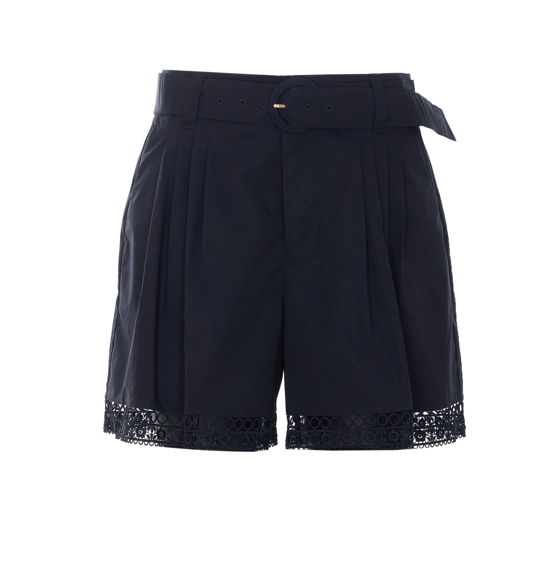Twin-Set Shorts Black Cotton