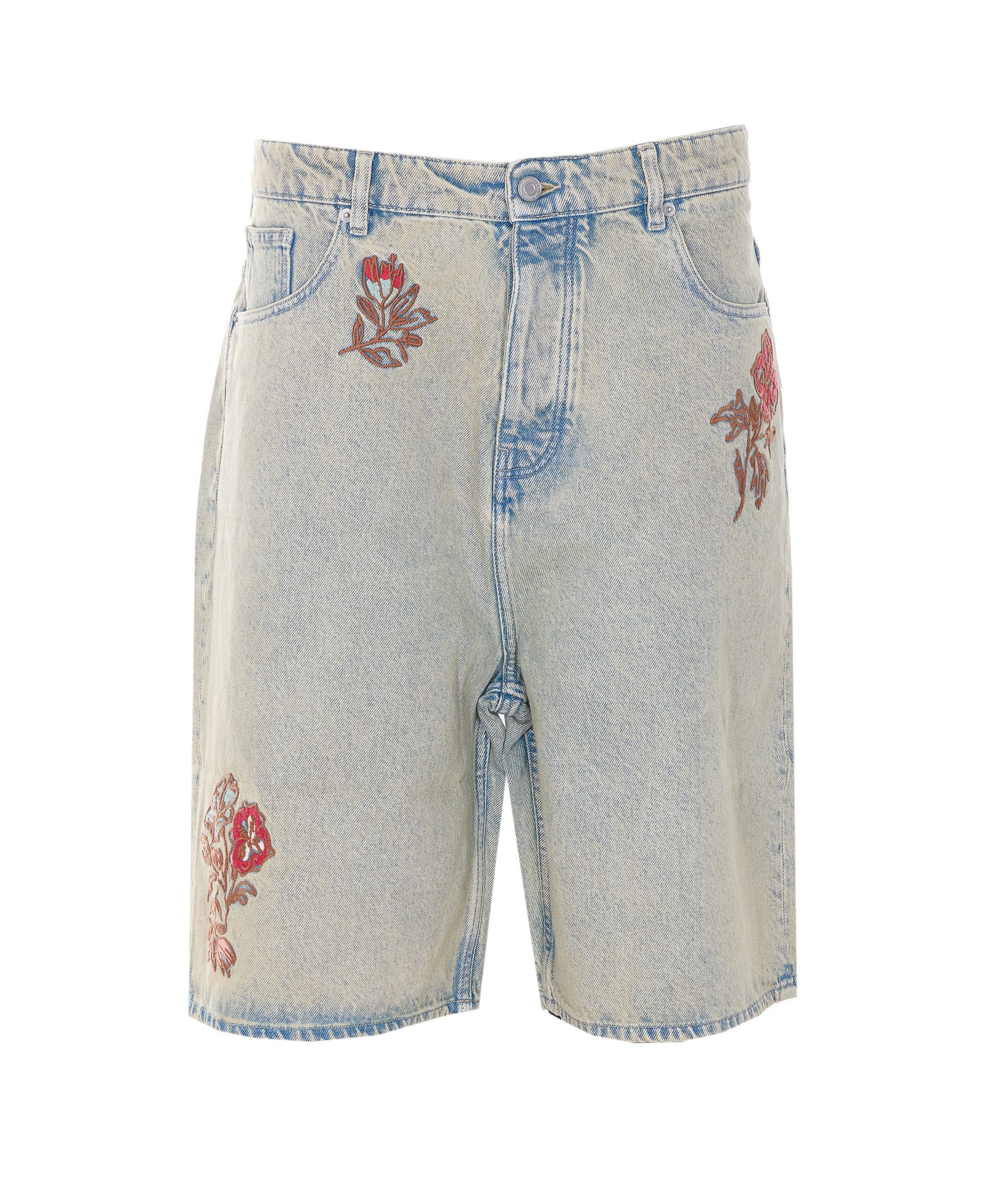 Drole De Monsieur Shorts Blue Cotton