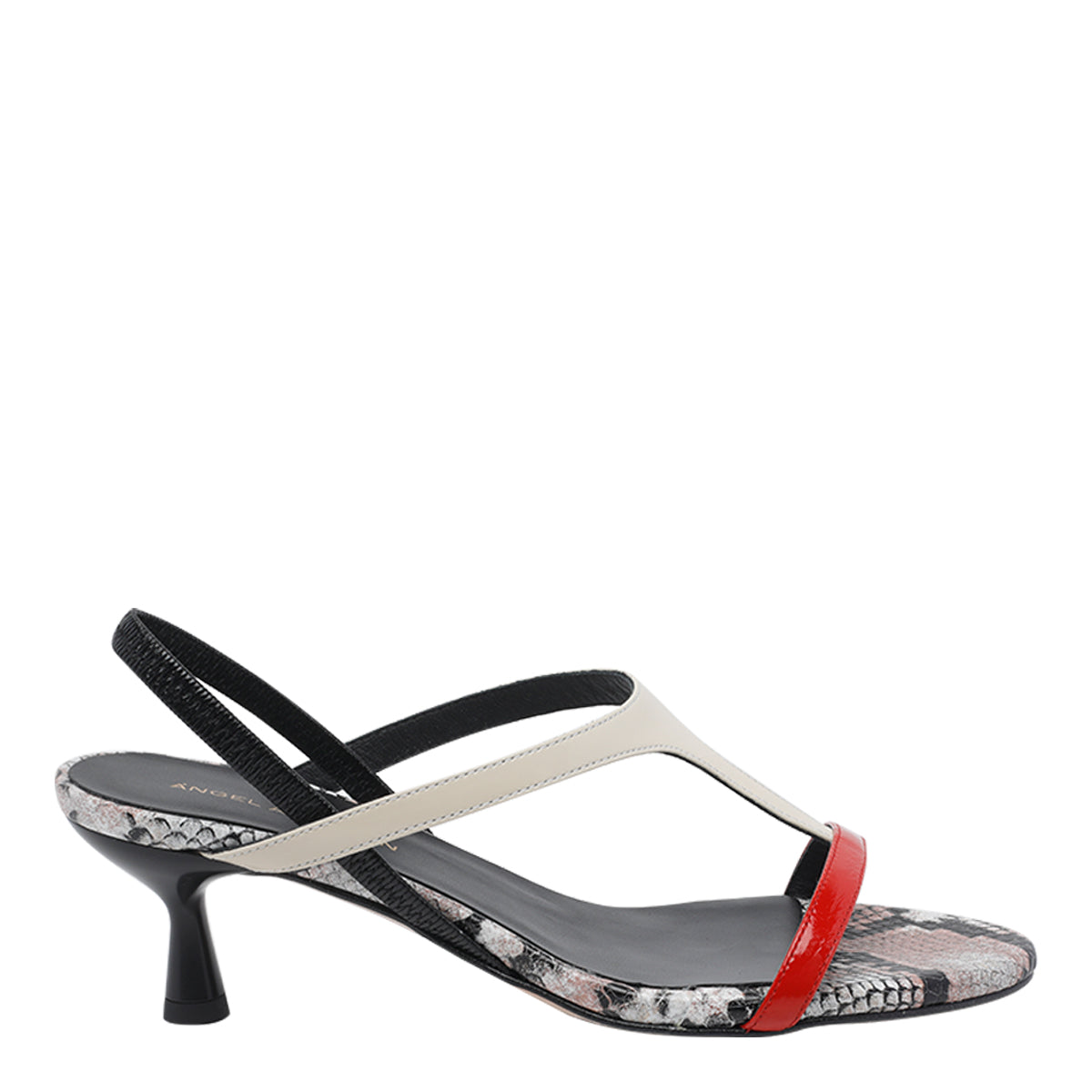 Angel Alarcon With Heel Red Calf Leather/rubber Sole