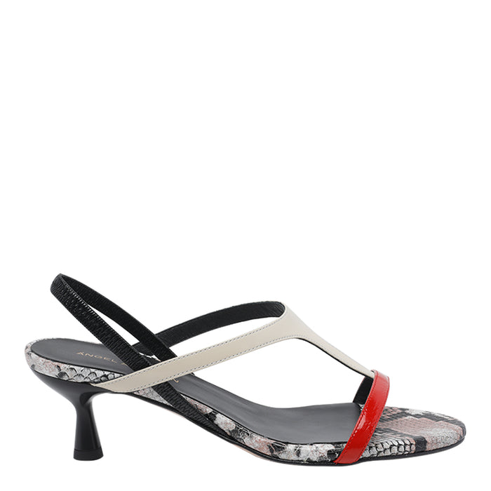 Angel Alarcon With Heel Red Calf Leather/rubber Sole