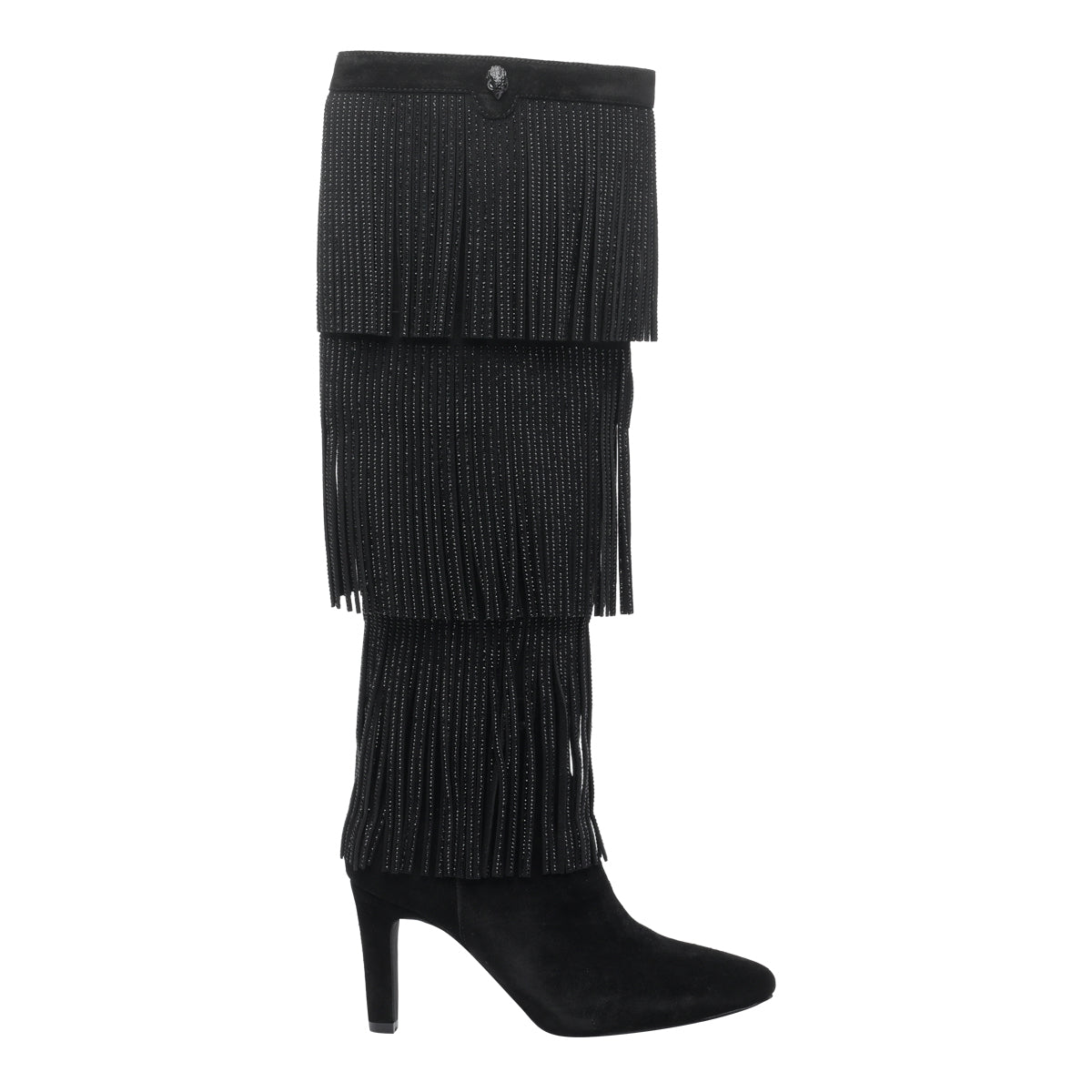Kurt Geiger Boots Black Calf Leather/rubber Sole