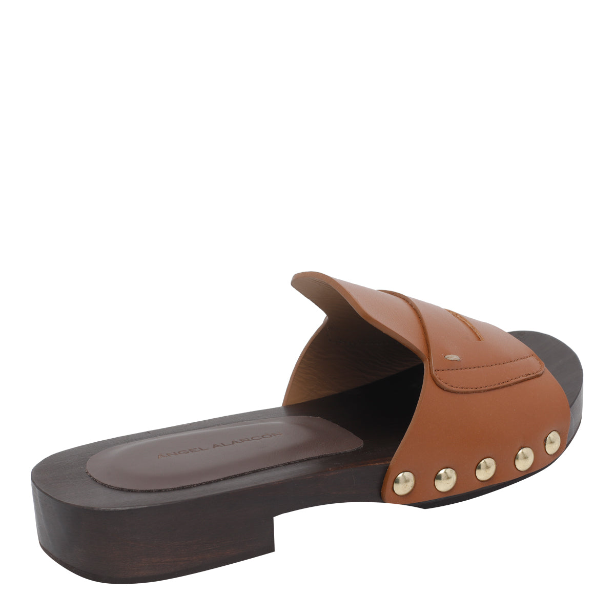 Angel Alarcon Sandals Brown Calf Leather/rubber Sole