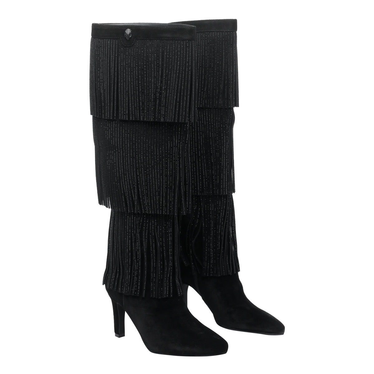 Kurt Geiger Boots Black Calf Leather/rubber Sole