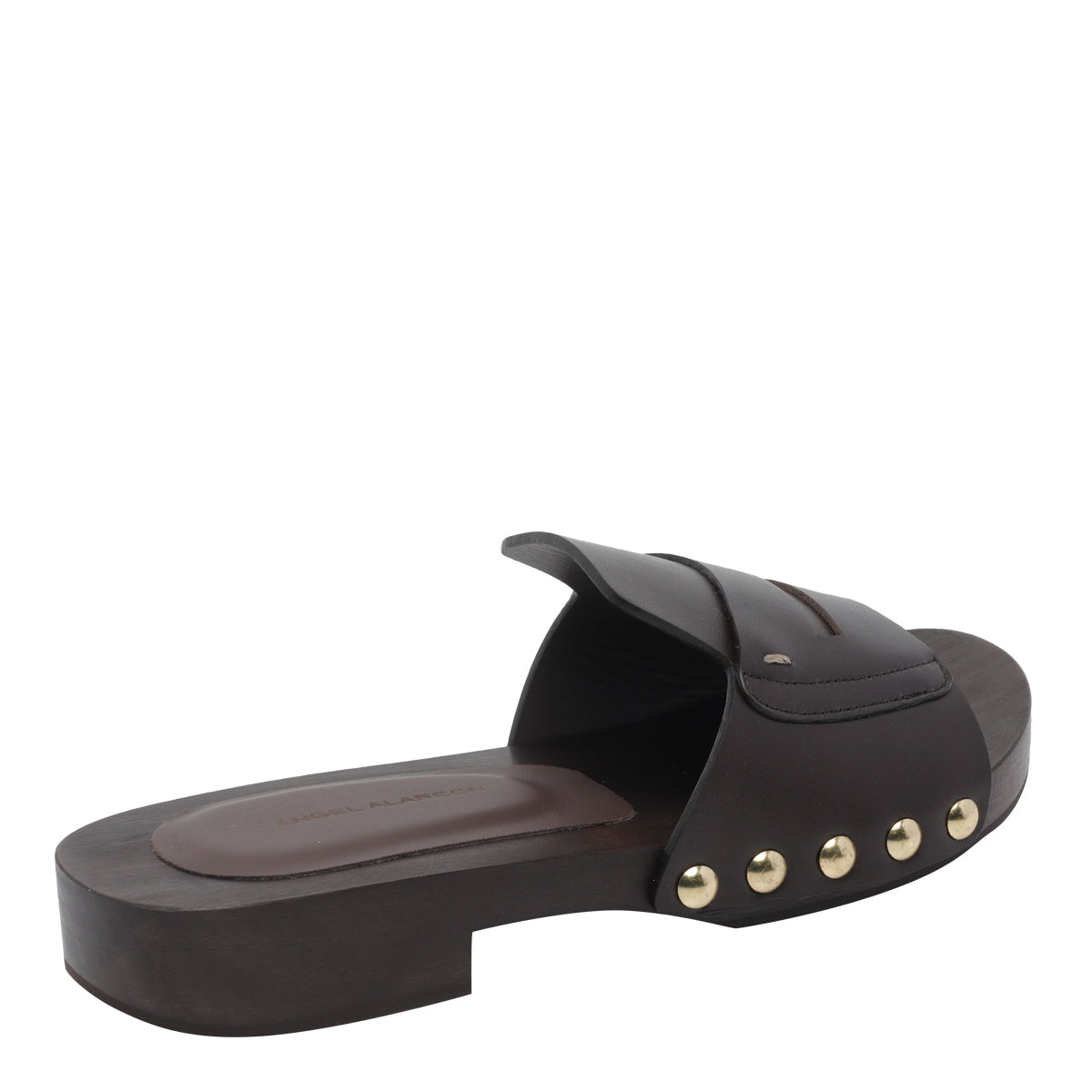 Angel Alarcon Sandals Brown Calf Leather/rubber Sole