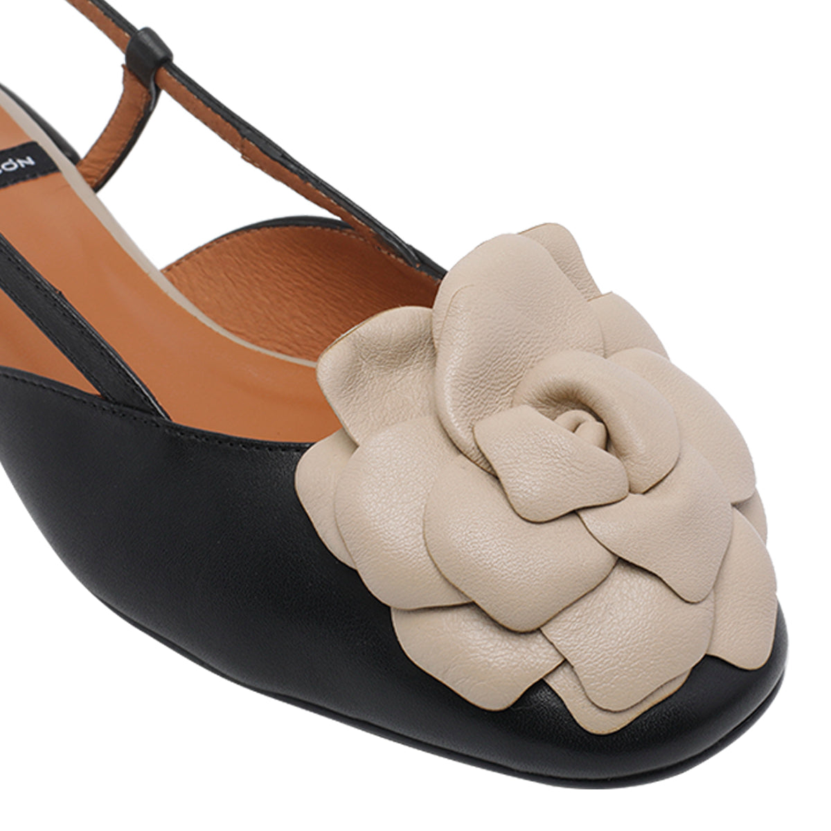 Angel Alarcon With Heel Black Calf Leather/rubber Sole
