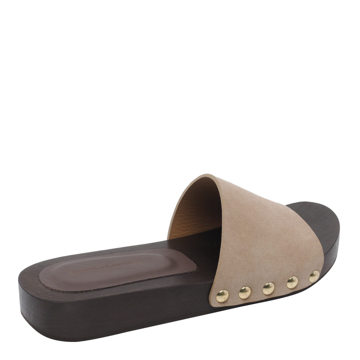 Angel Alarcon Sandals Beige Calf Leather/rubber Sole