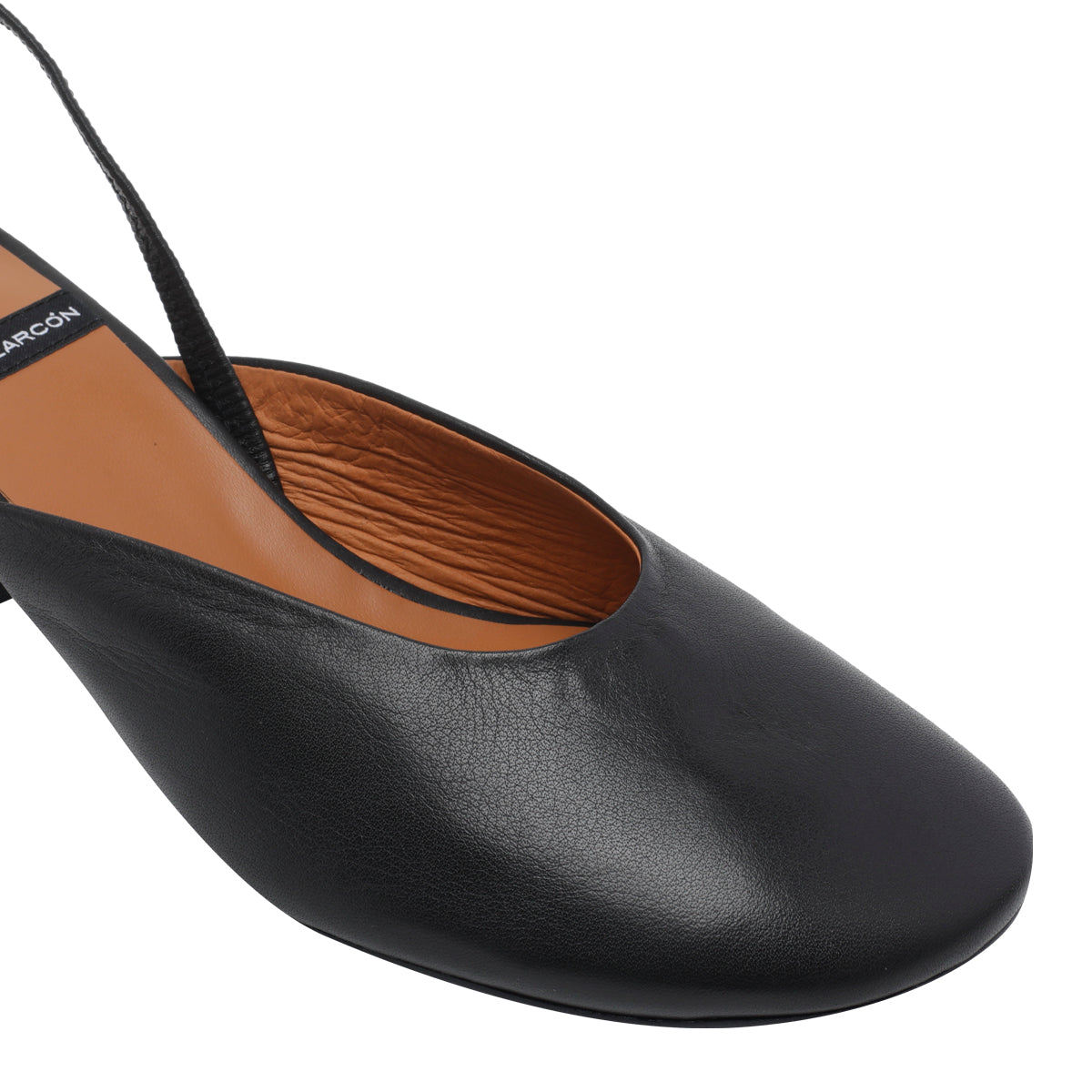 Angel Alarcon With Heel Black Calf Leather/rubber Sole
