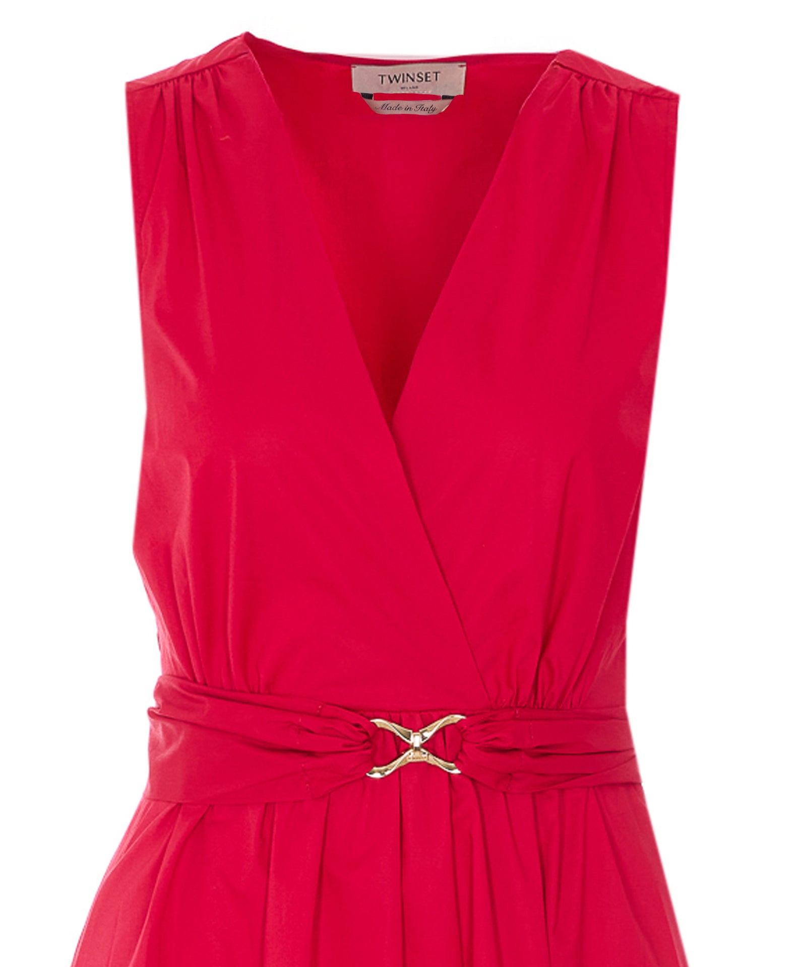 Twin-Set Dresses Red Cotton
