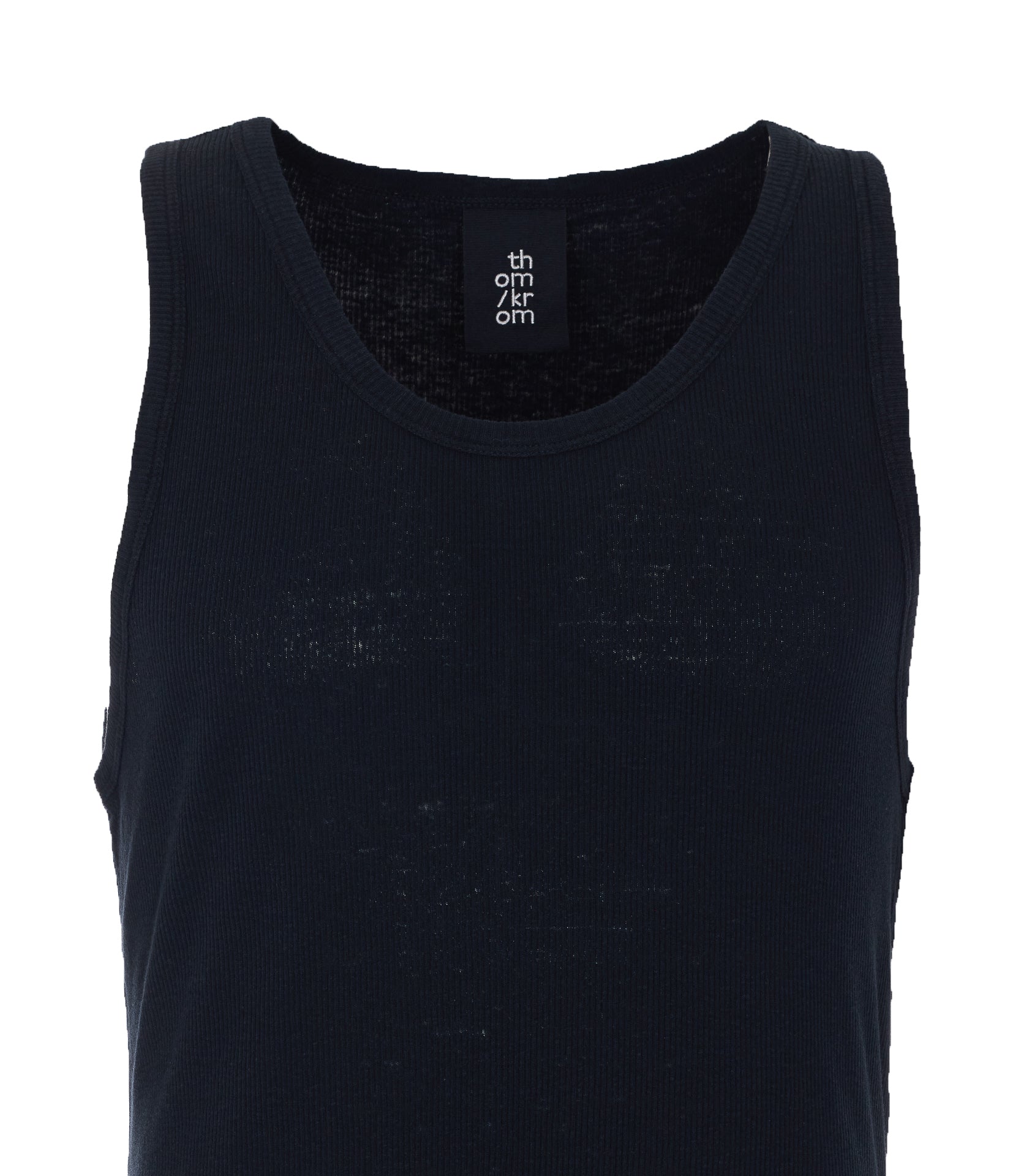Thom Krom T-Shirts And Polos Black Cotton