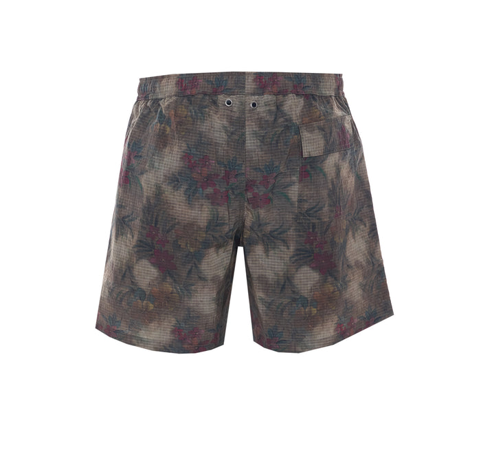 Herno Shorts Brown Polyamide