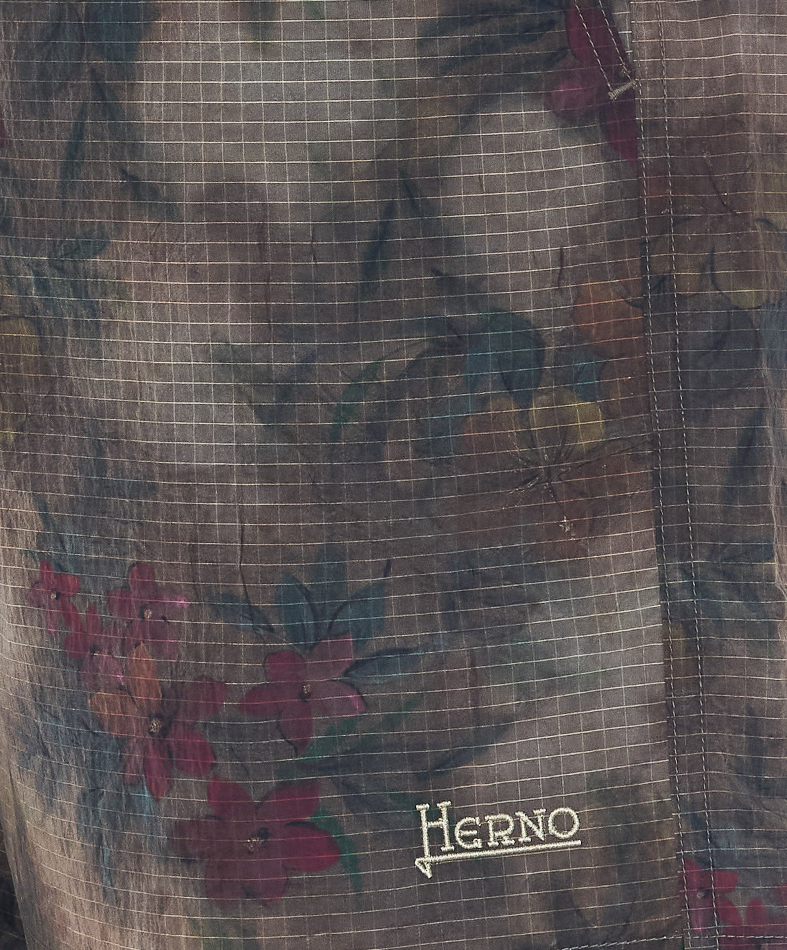 Herno Shorts Brown Polyamide