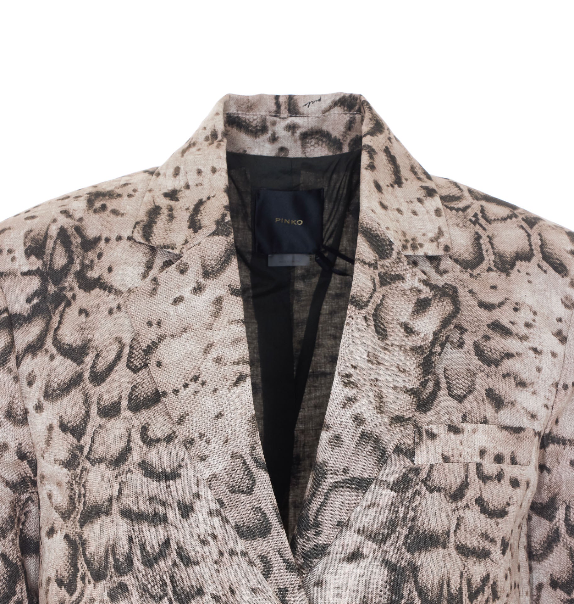 Pinko Jackets Beige Linen