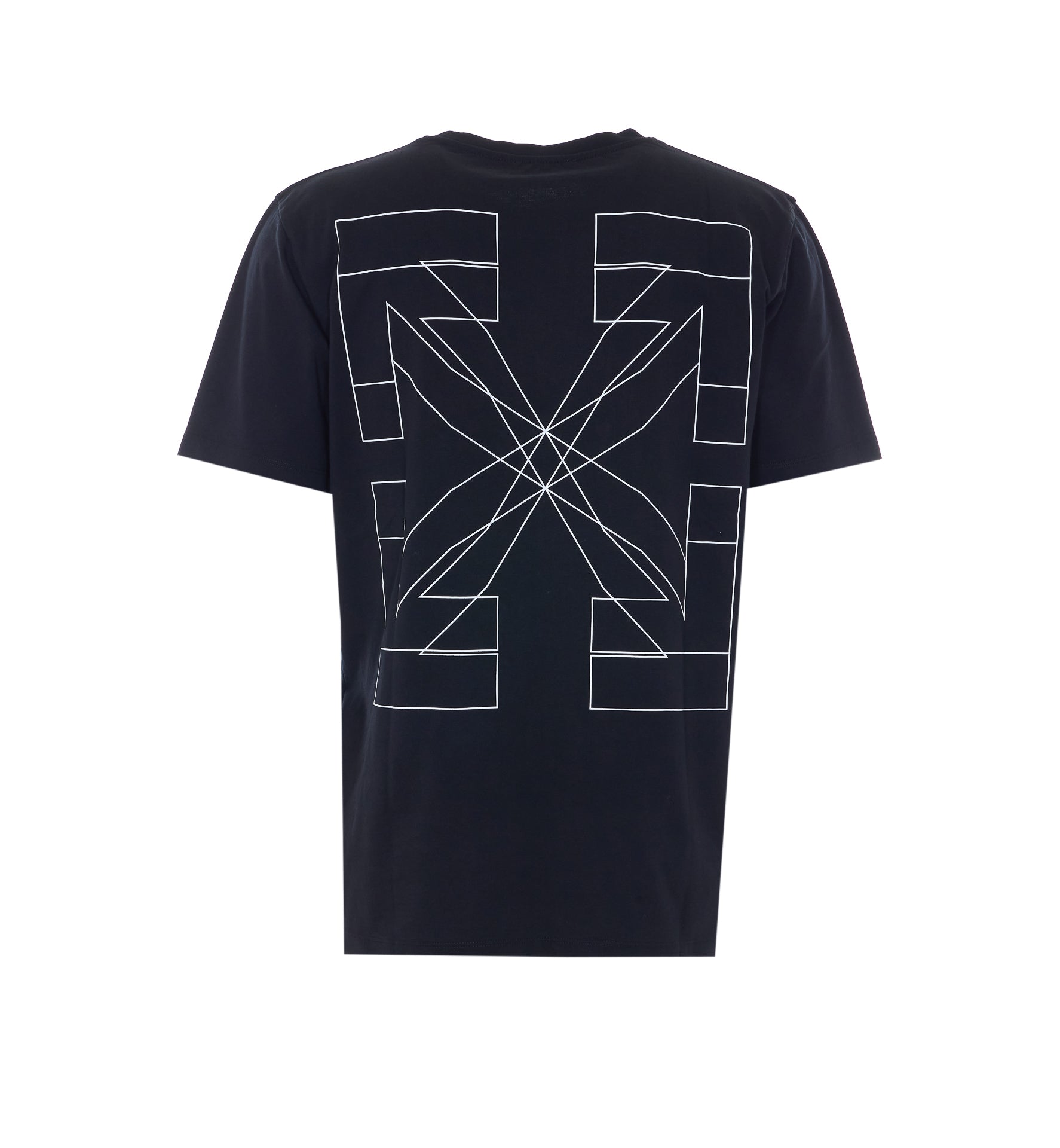 Off White T-Shirts And Polos Black Cotton