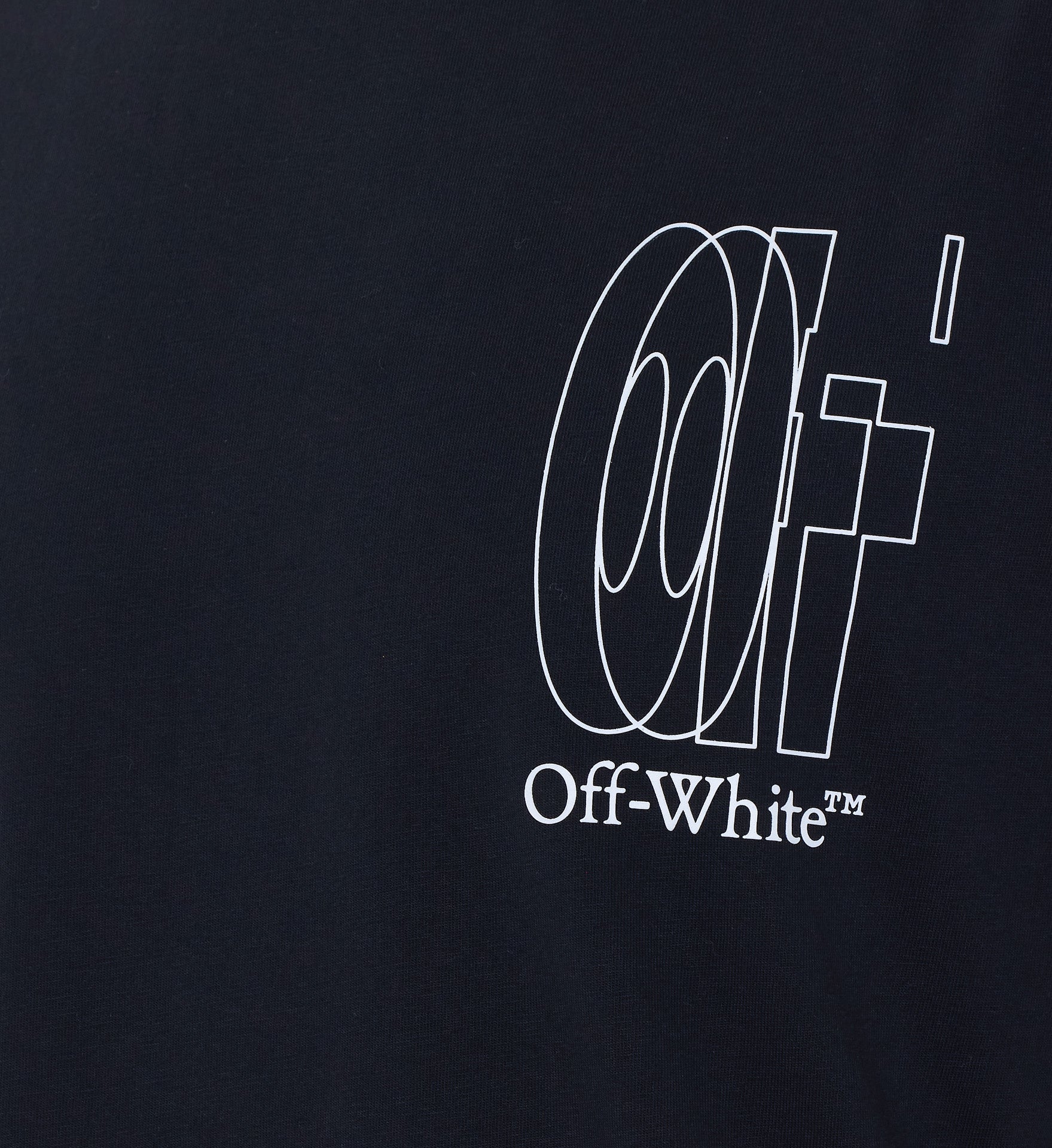 Off White T-Shirts And Polos Black Cotton