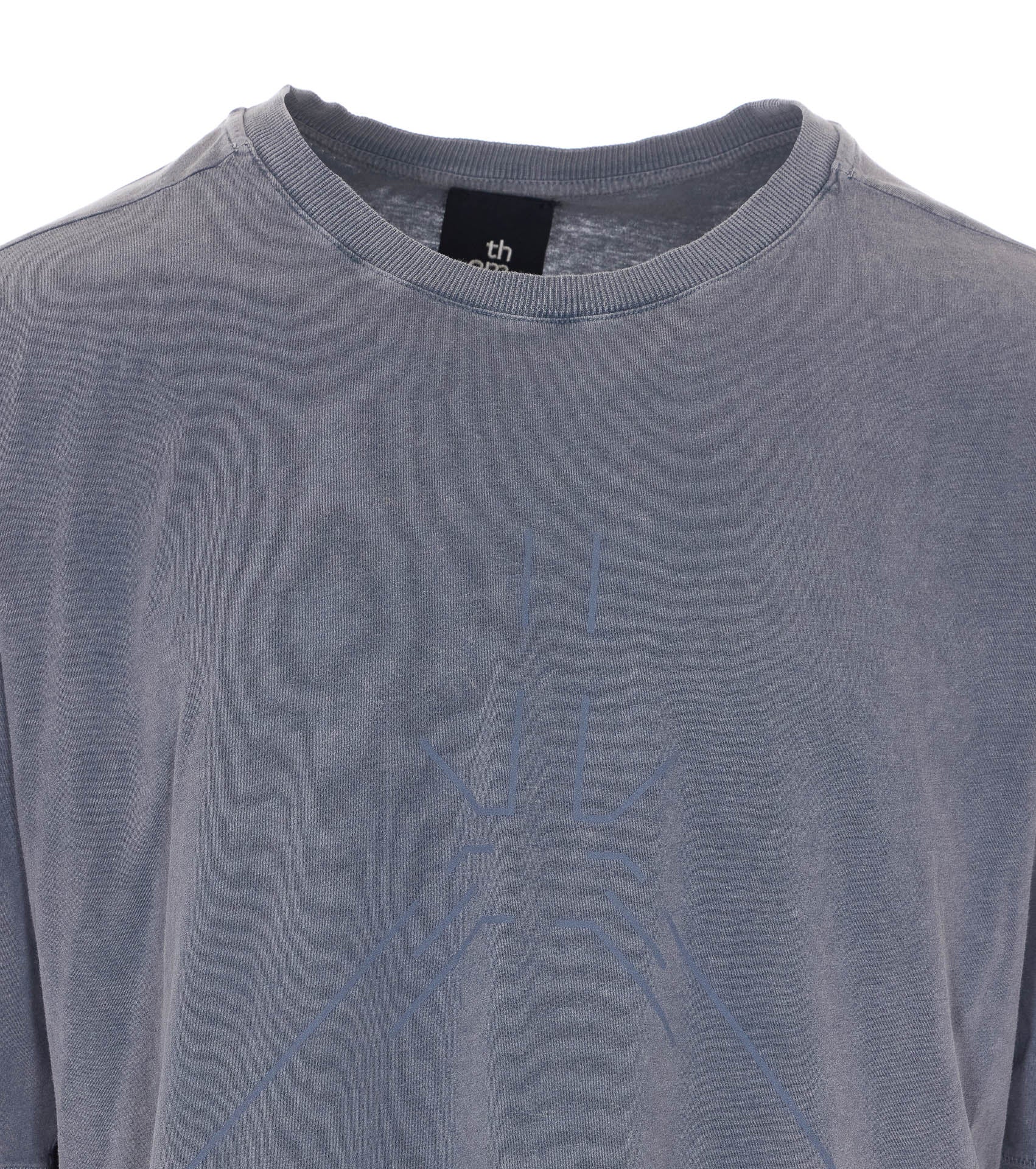 Thom Krom T-Shirts And Polos Dark Used Grey Cotton