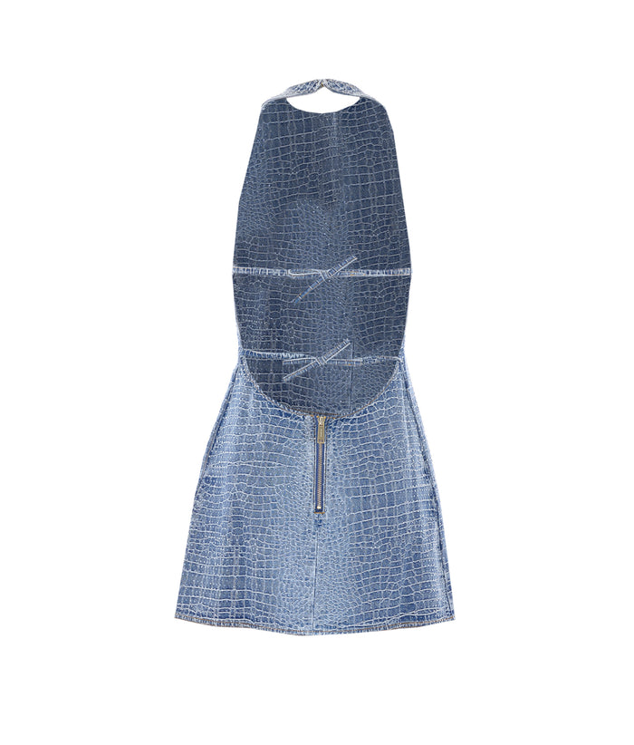 Self Portrait Dresses Blue Cotton