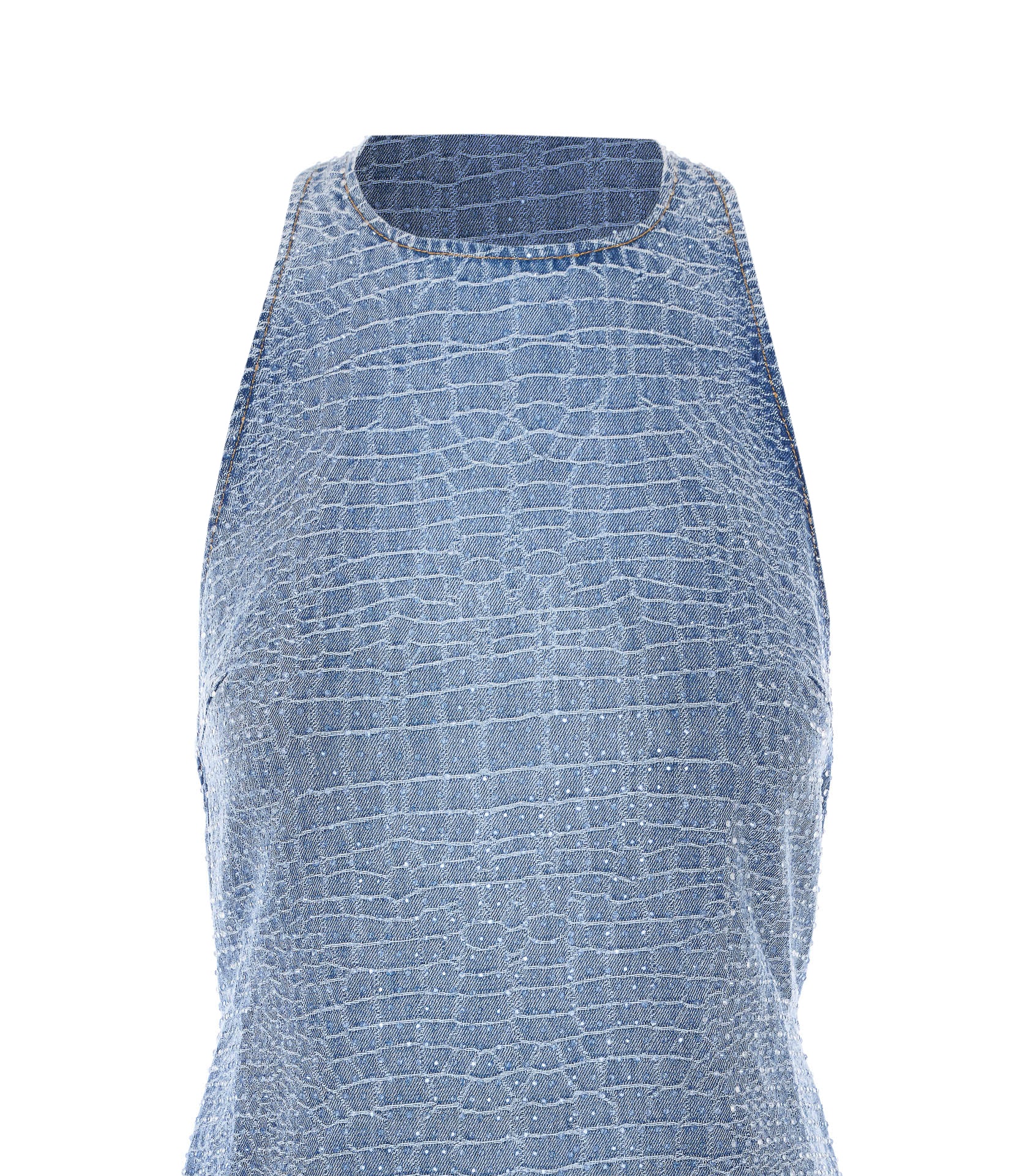 Self Portrait Dresses Blue Cotton