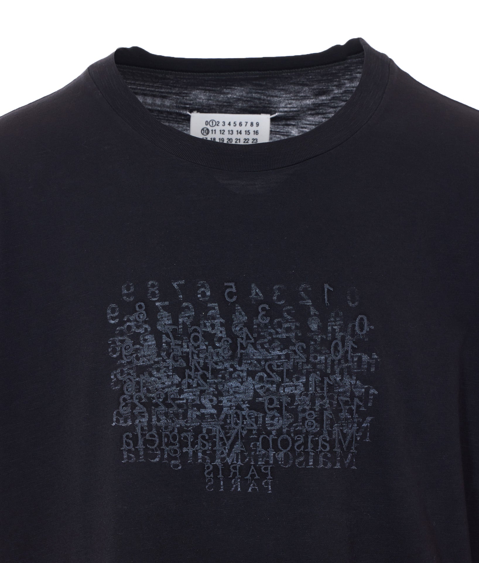 Maison Margiela T-Shirts And Polos Black Cotton
