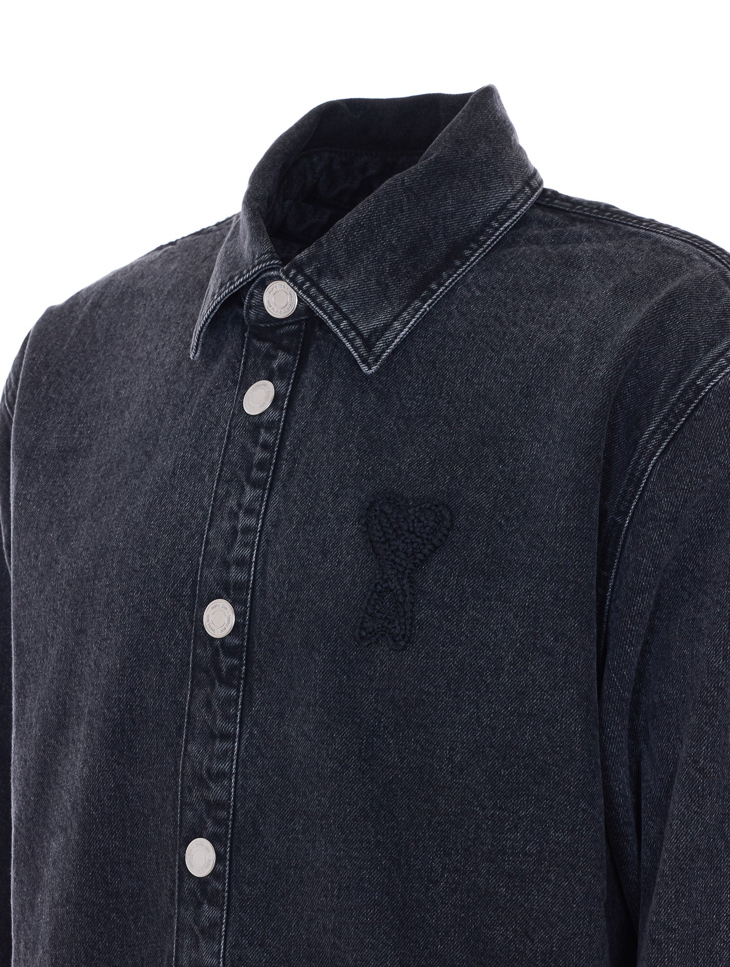 Ami Alexandre Matiussi Shirts Black Cotton